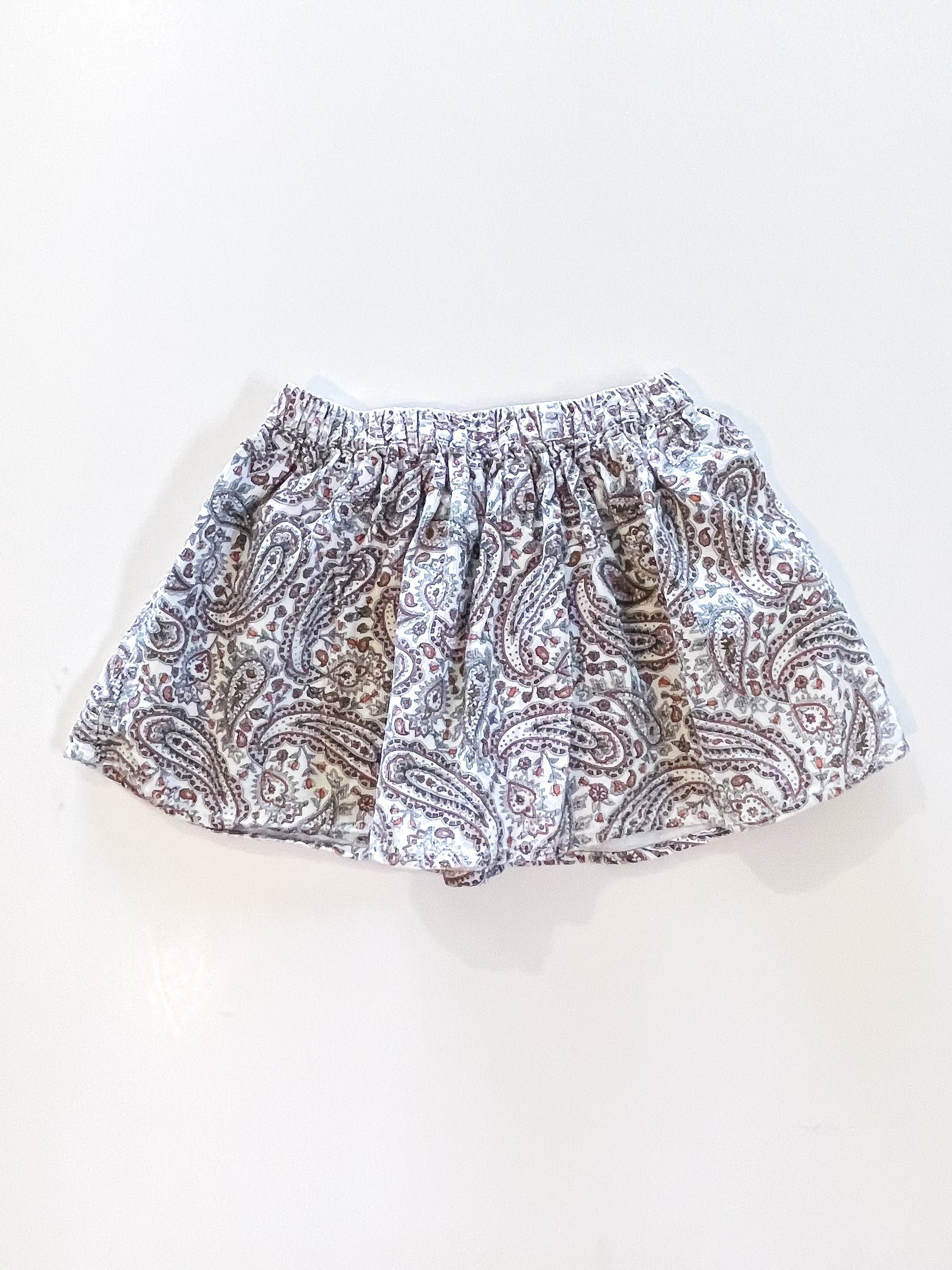 Seed paisley pincord skirt (5y)