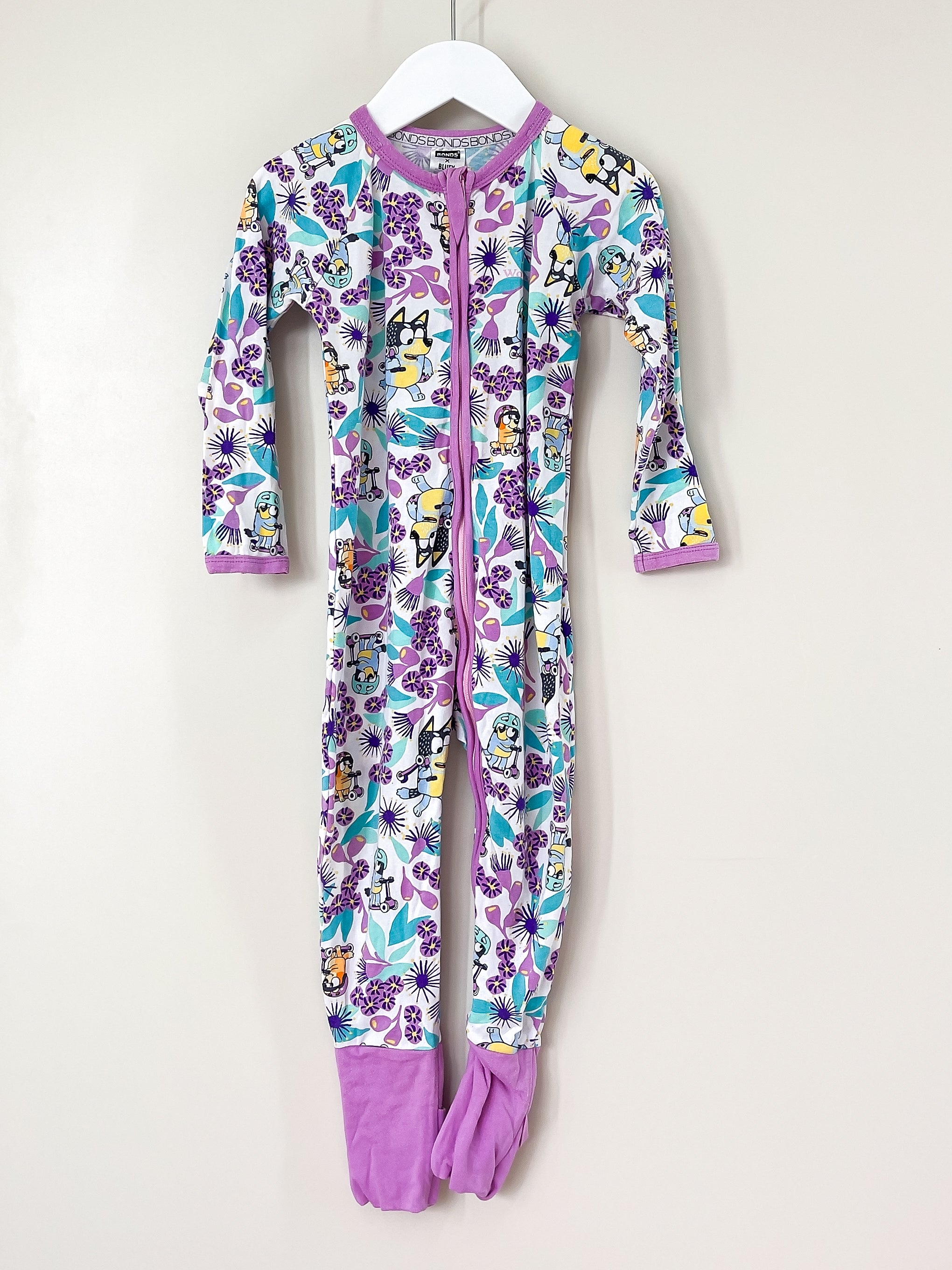 Bonds x Bluey wondersuit (18-24m)