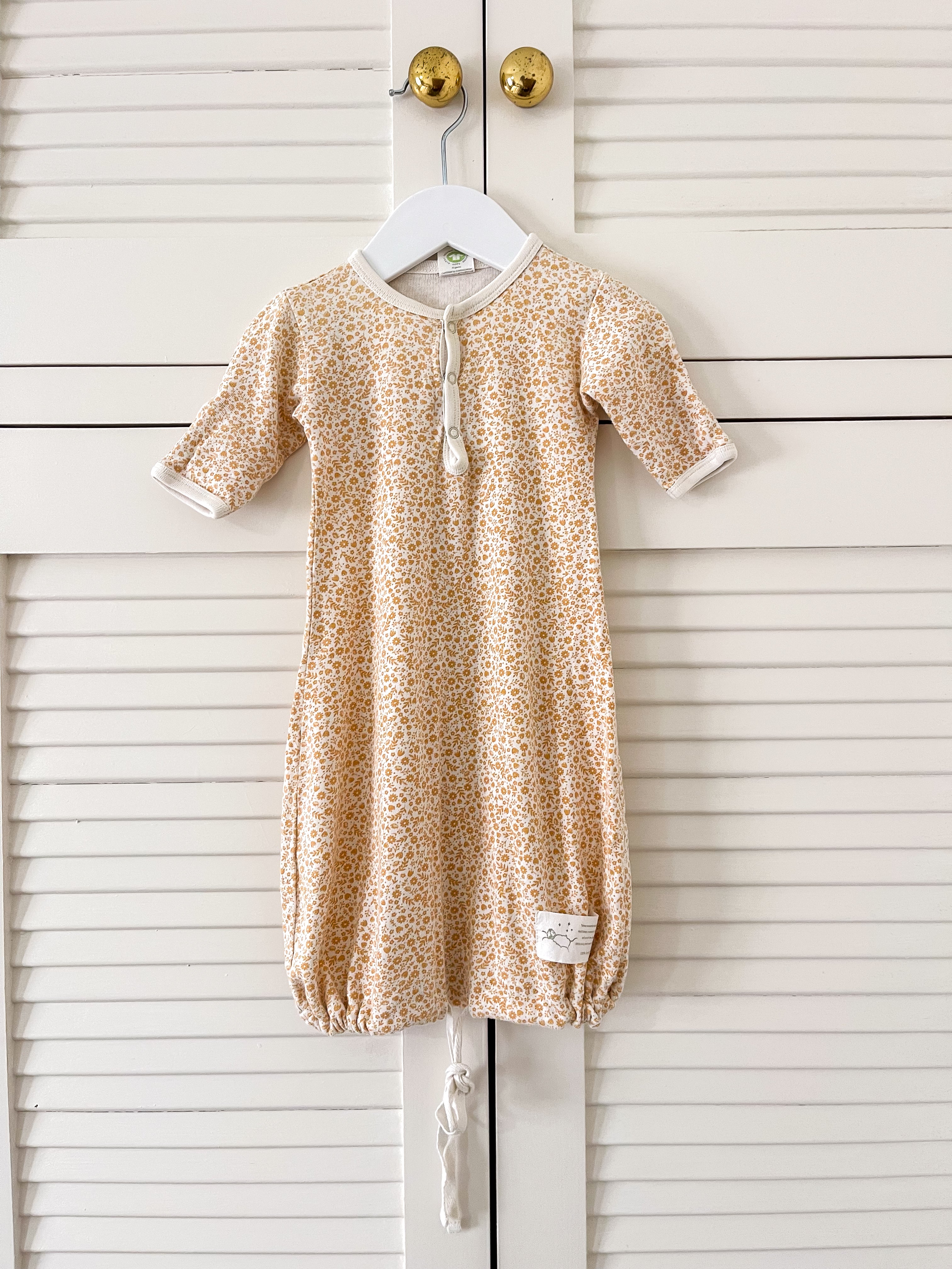 Nature Baby organic sleep gown (3-6m)