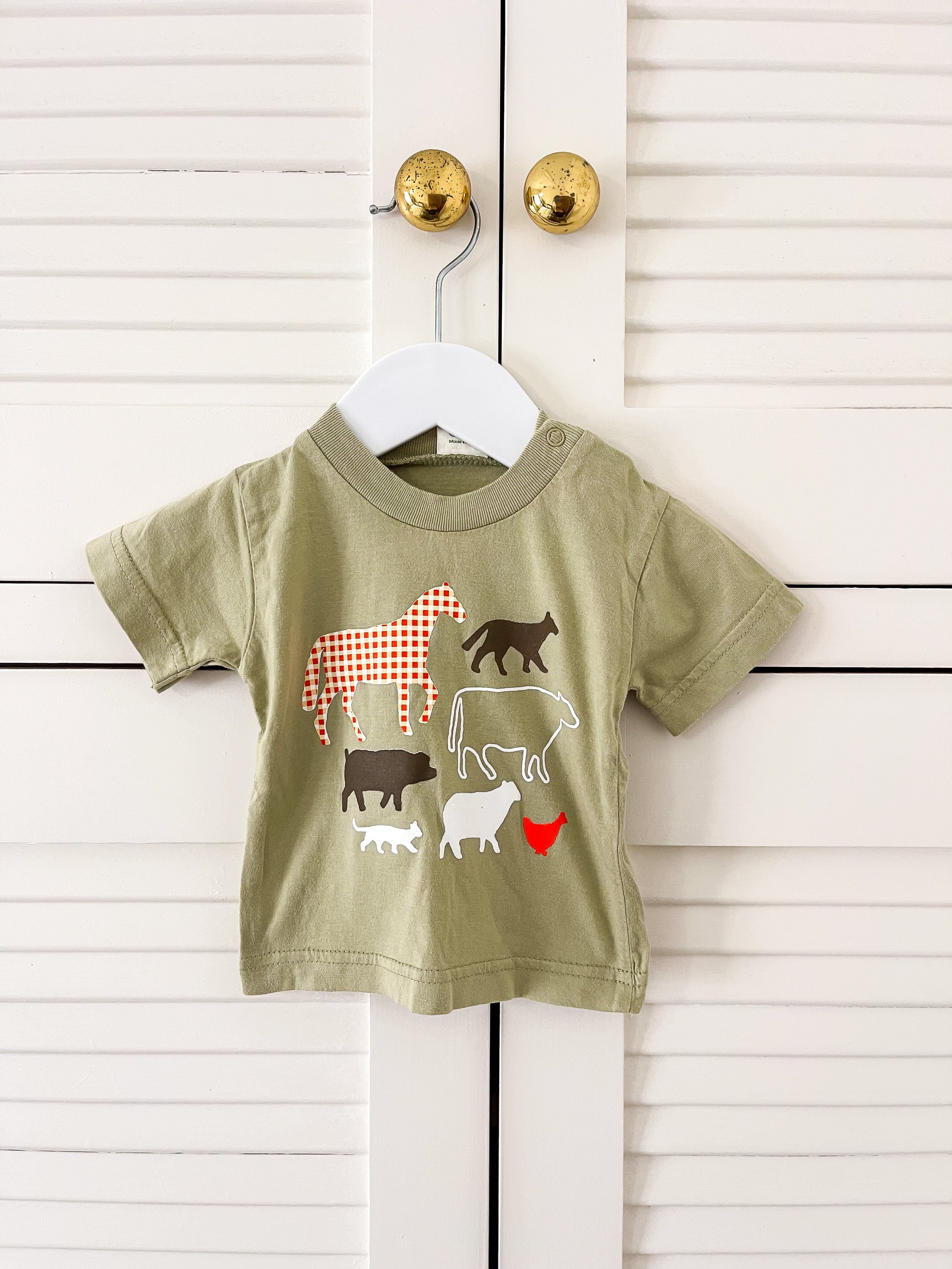 Nature Baby organic tee - farm (nb-3m)