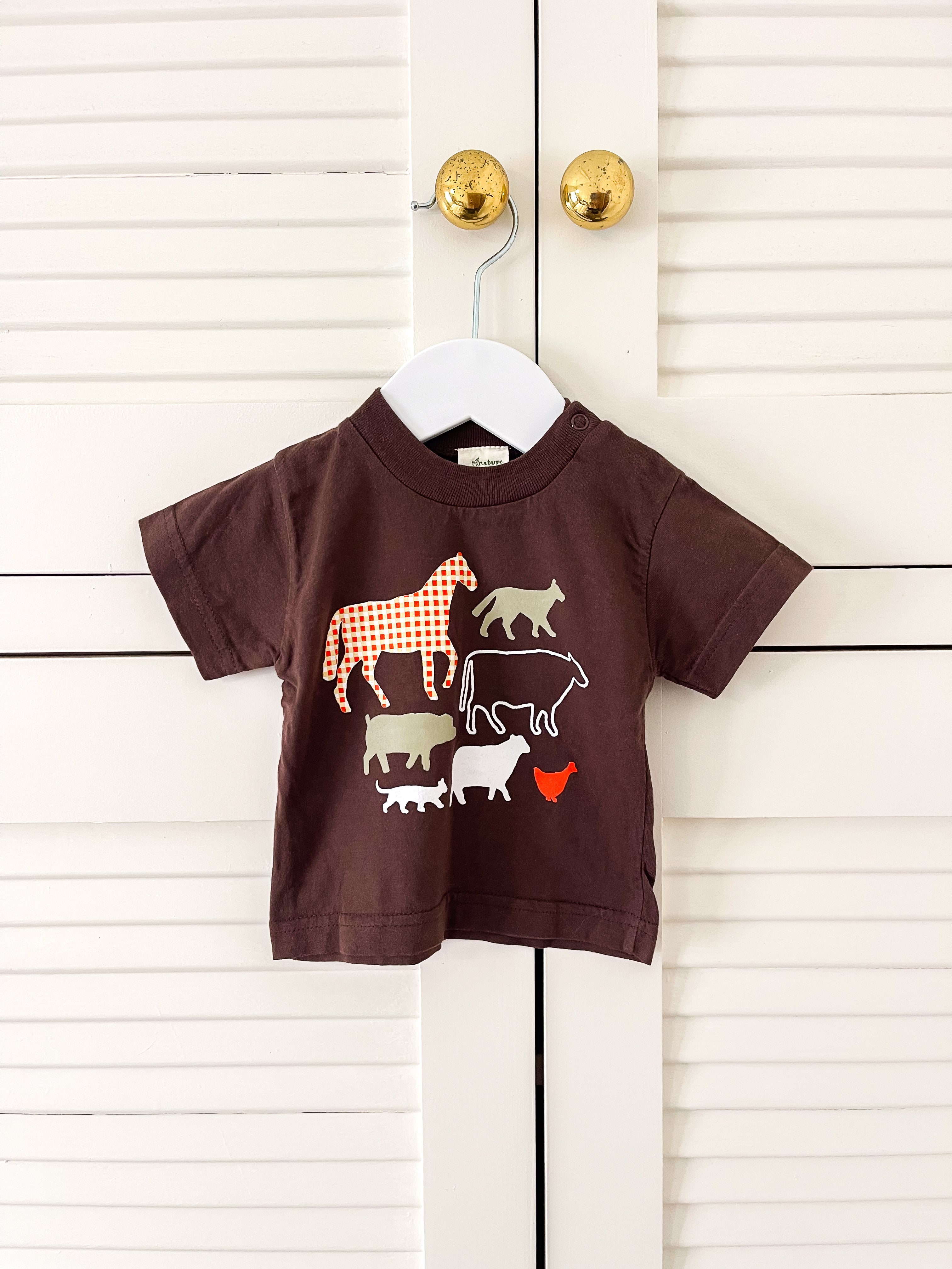 Nature Baby organic tee - farm (nb-3m)