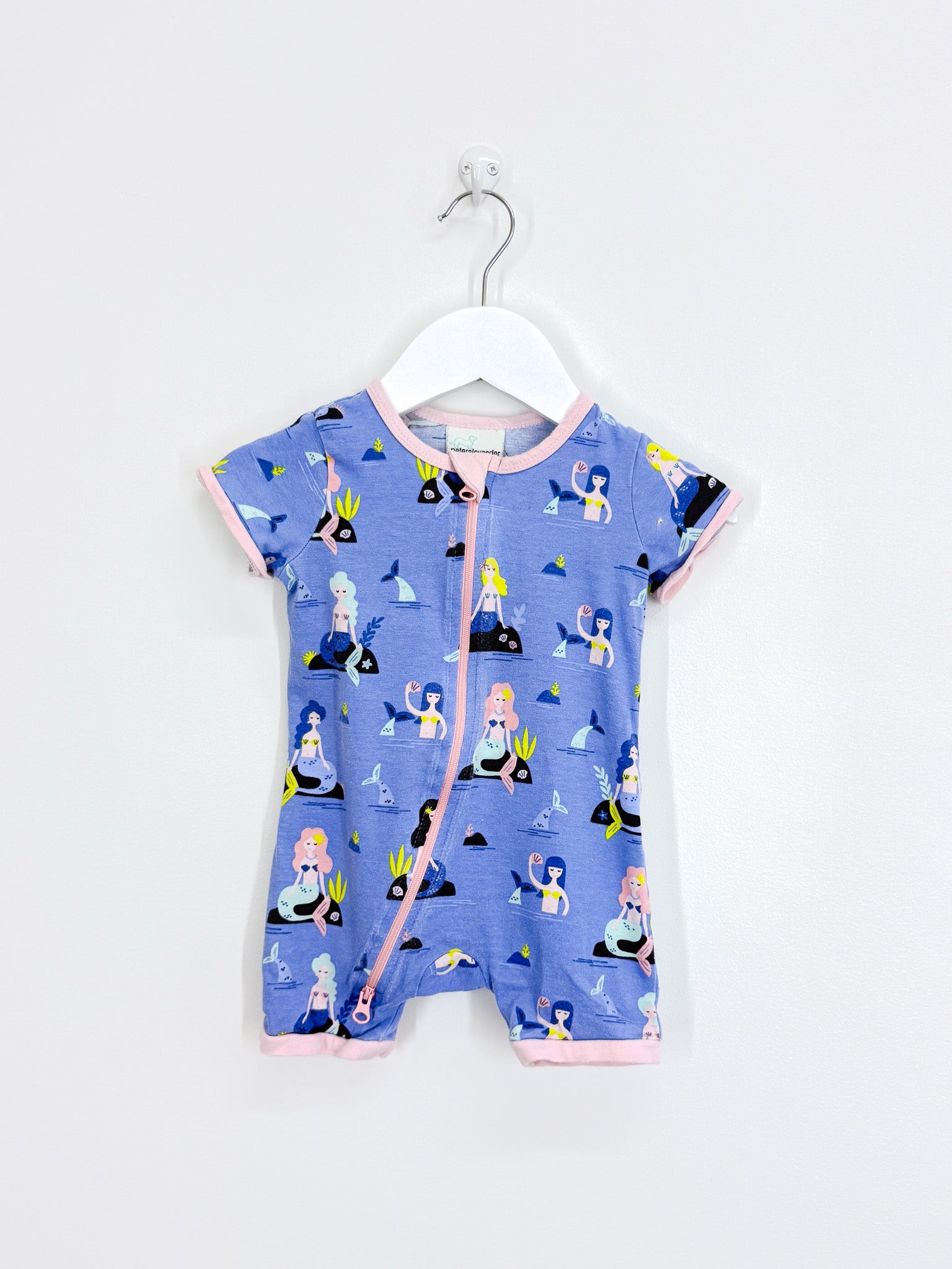 Peter Alexander mermaid shortie zipsuit (3-6m)