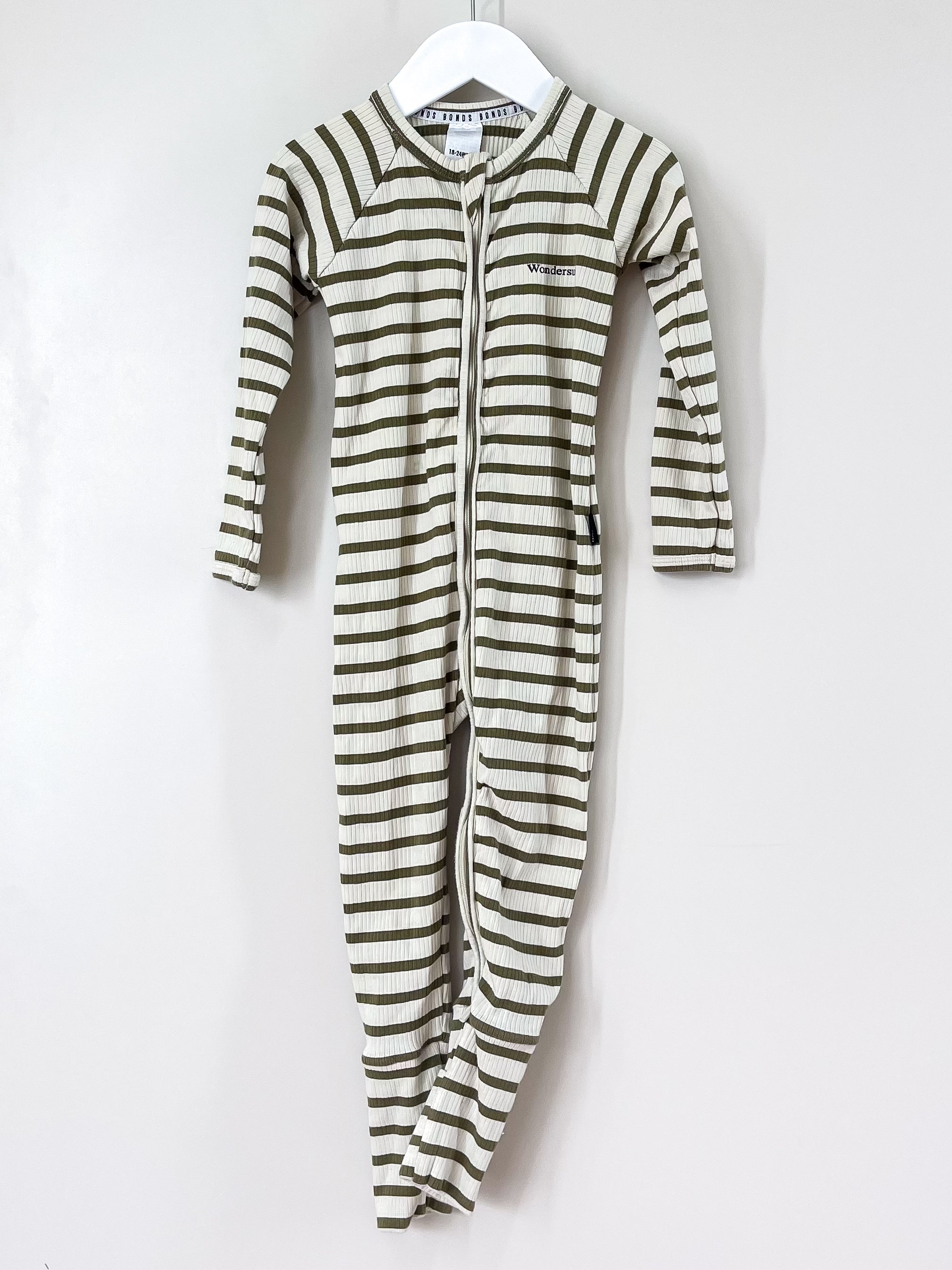Bonds ribbed wondersuit (18-24m)