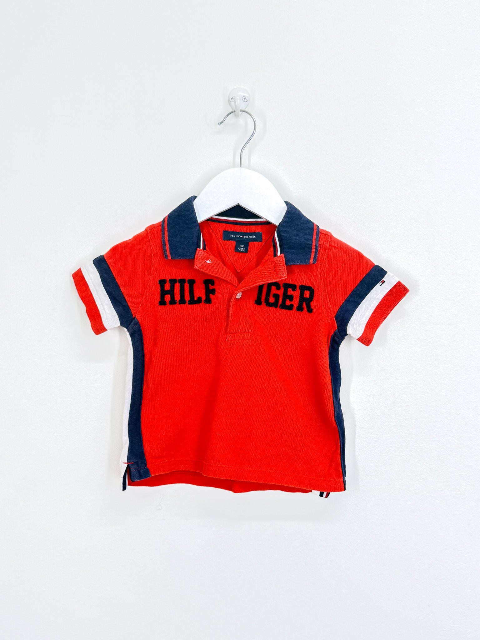 Tommy Hilfiger short sleeve polo shirt (12m)