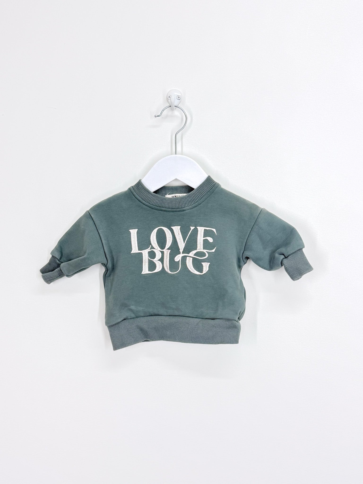 Bencer & Hazelnut love bug pullover (Newborn)