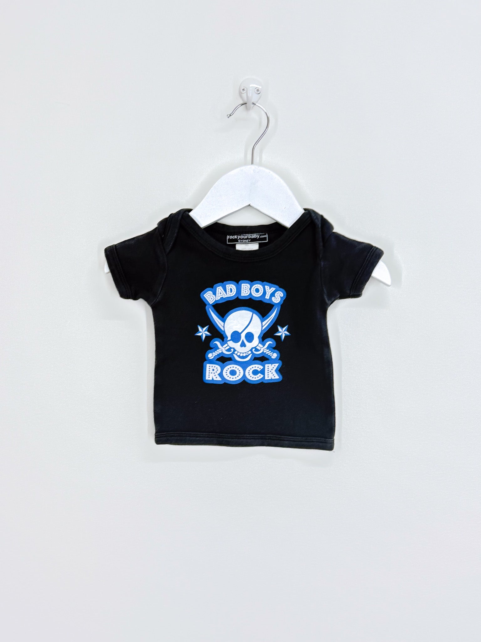 Rock Your Baby bad boys rock tee (0-3m)