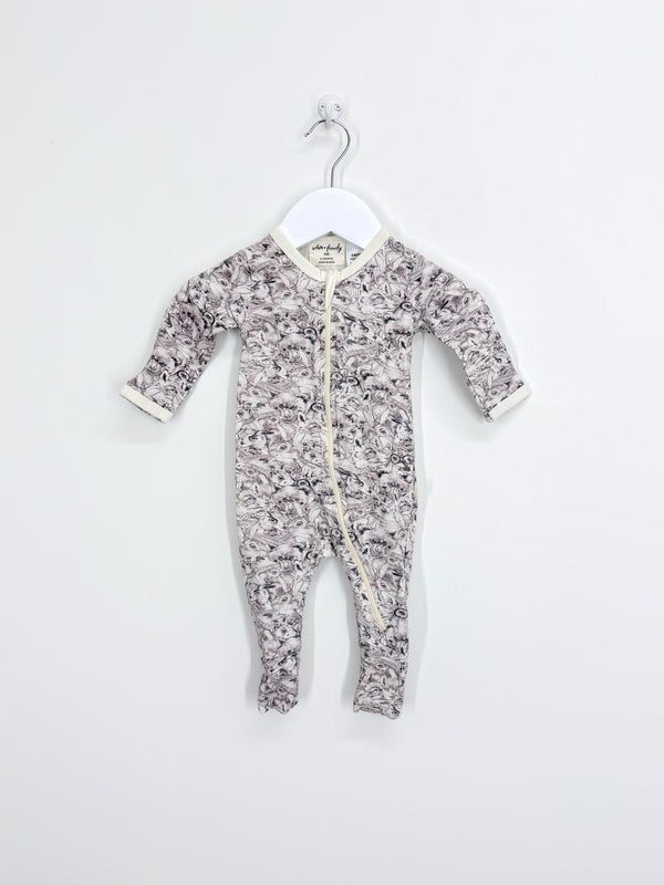 Wilson & Frenchy Wilson & Frenchy organic zipsuit - forest animals (0-3m)