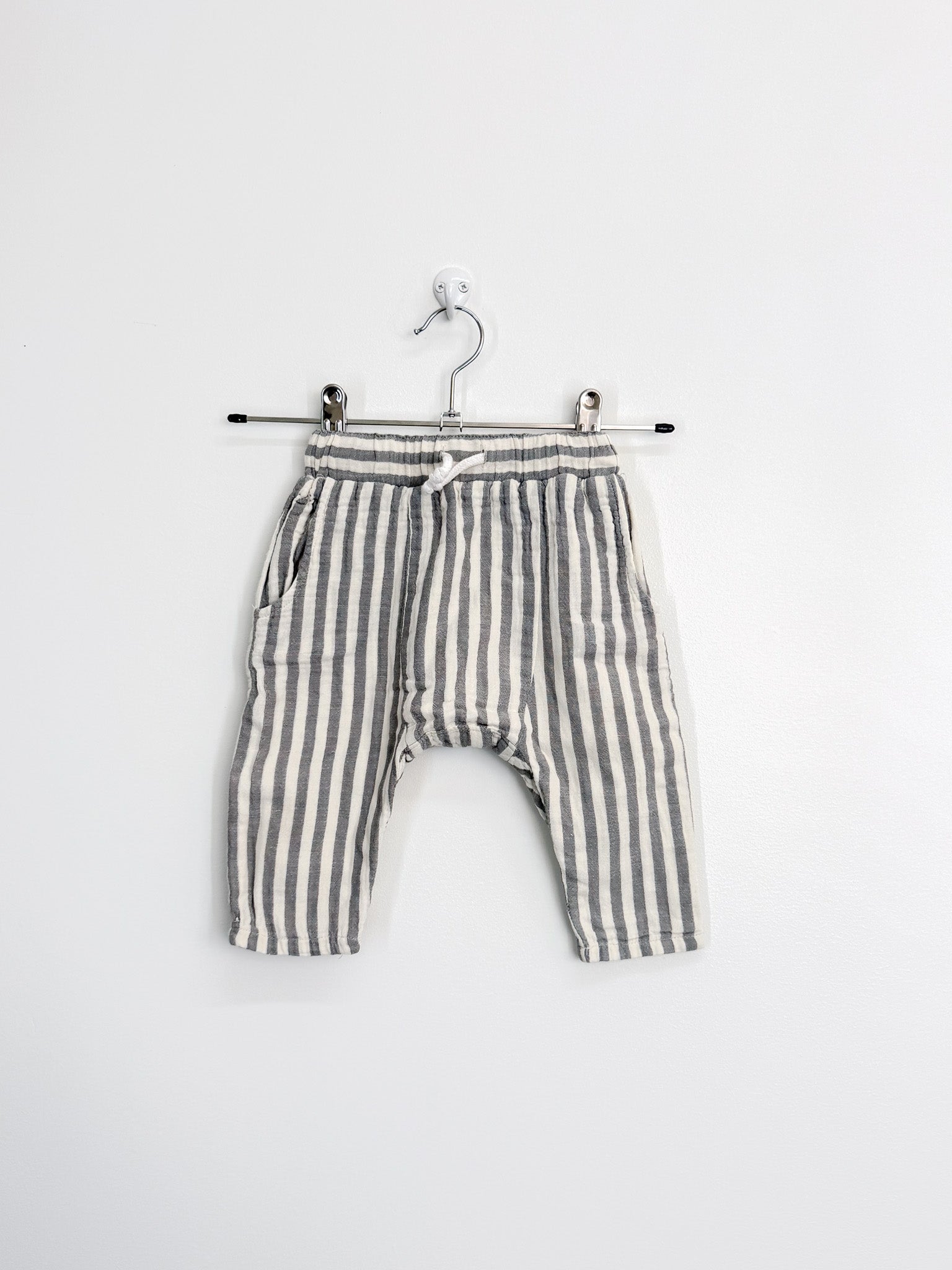 Rylee & Cru lined stripe pants (3-6m)