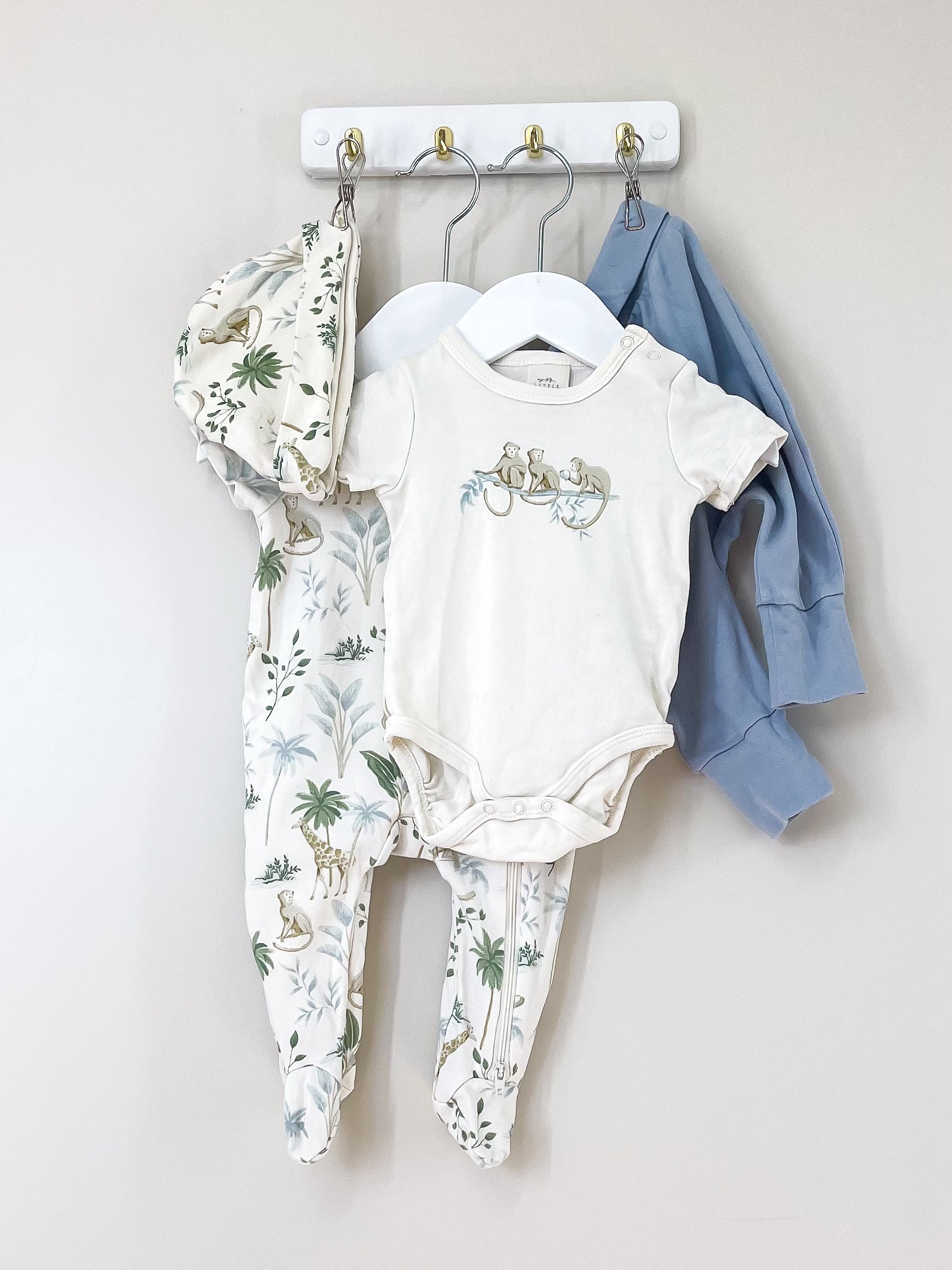 Little Bundle jungle 4 piece set (newborn)
