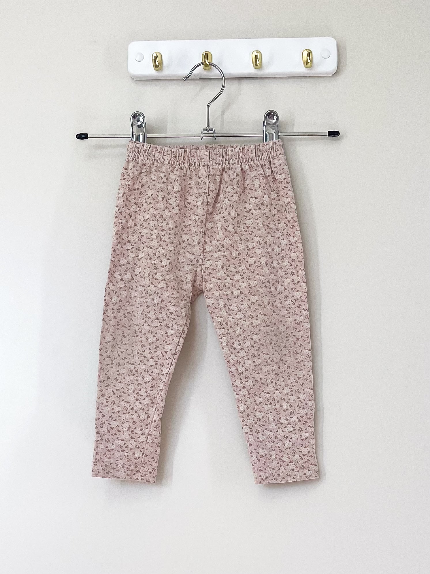 Jamie Kay organic leggings - rosalie field dust rose (6-12m)