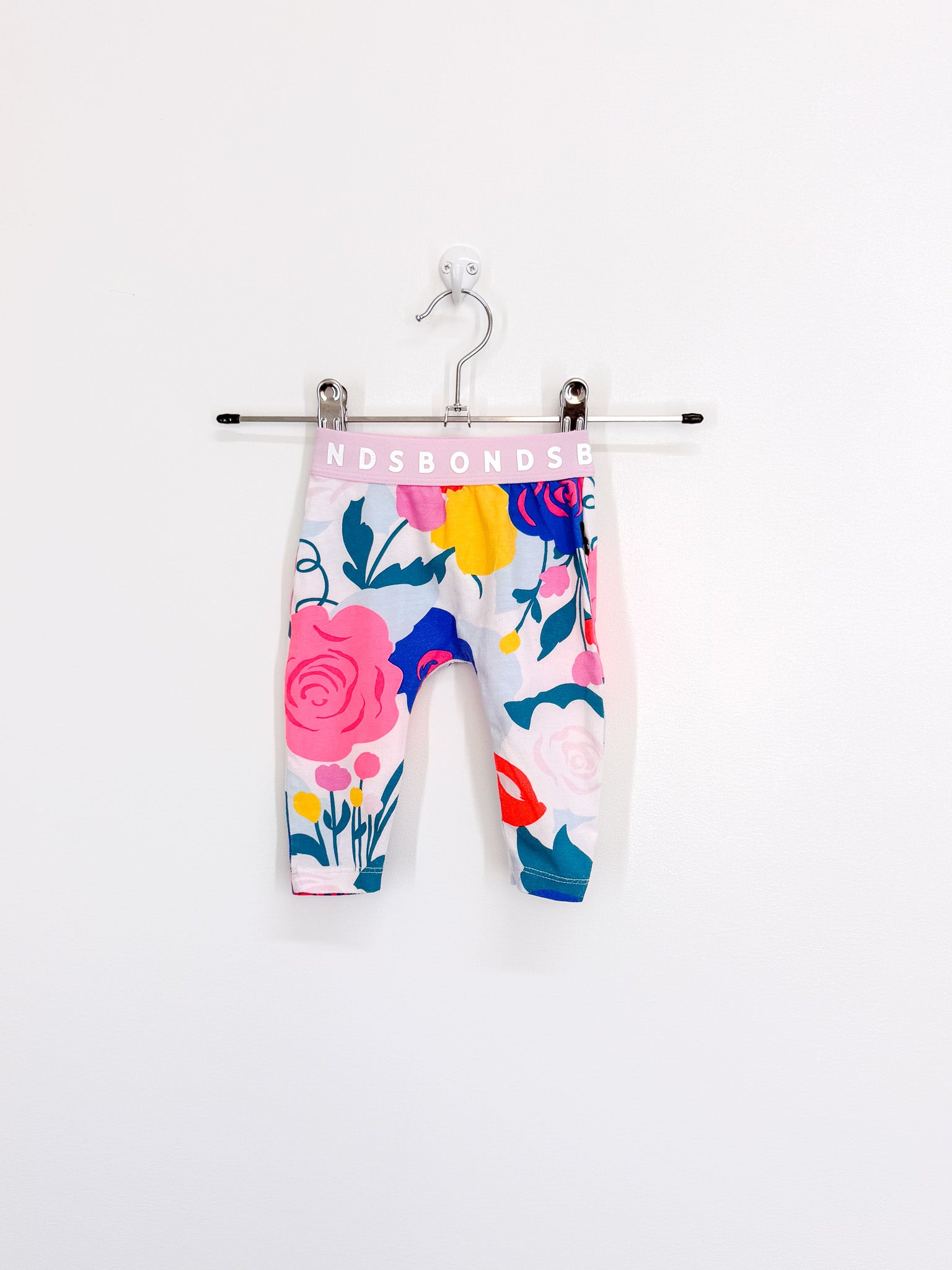 Bonds leggings - floral (0-3m)