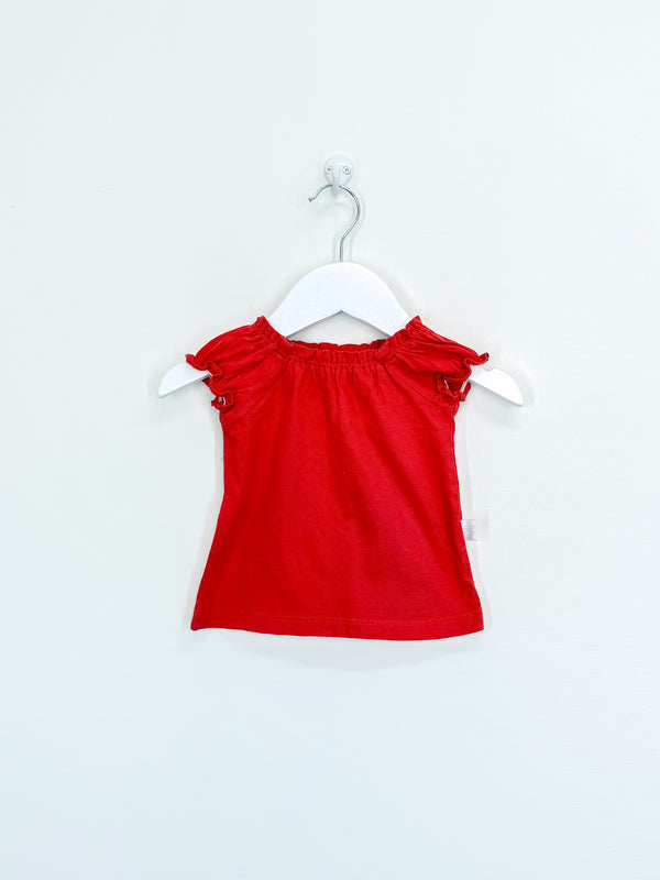 Babu puff sleeve tee (0-3m)