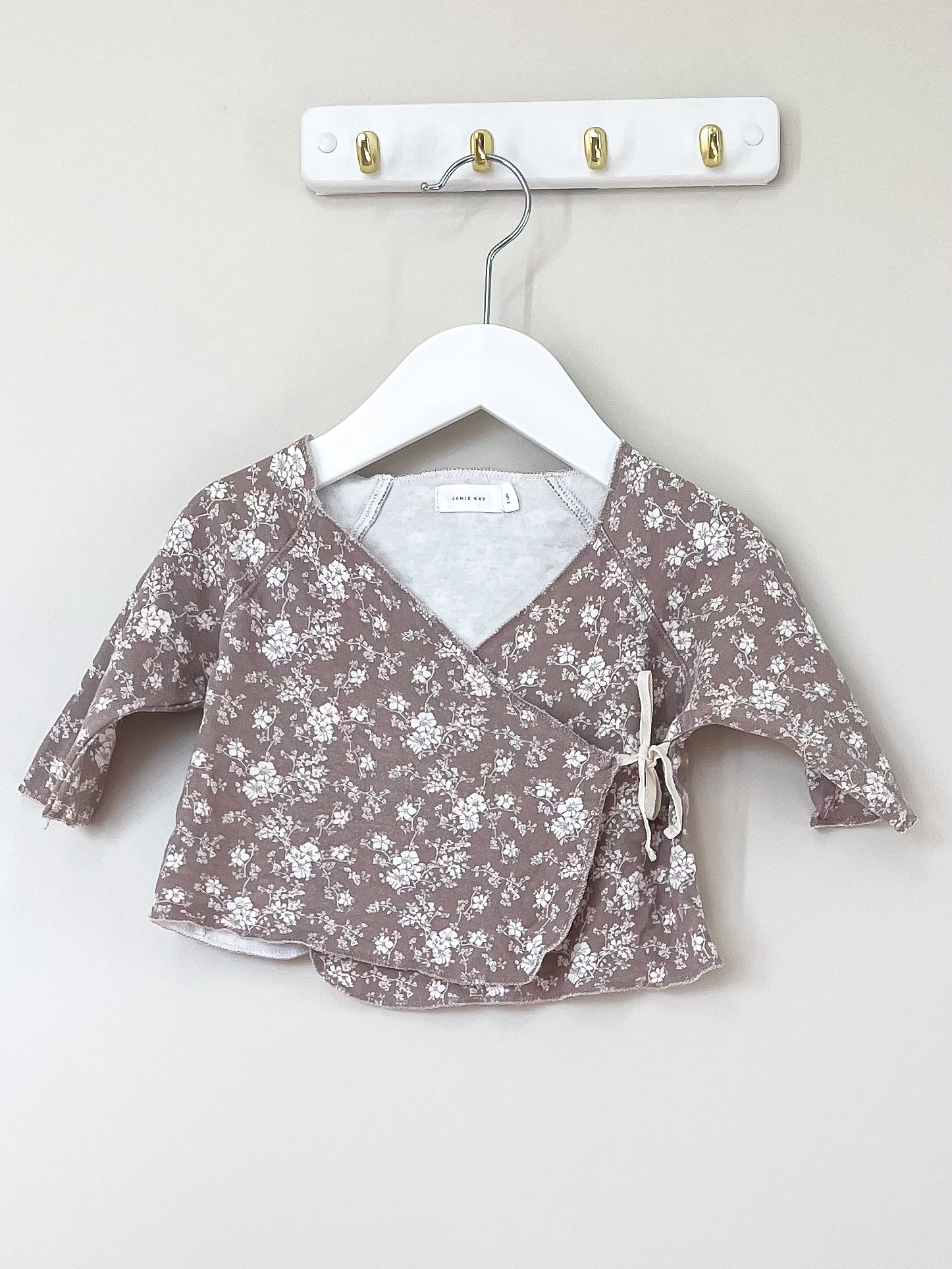 Jamie Kay organic wrap top (6-12m)