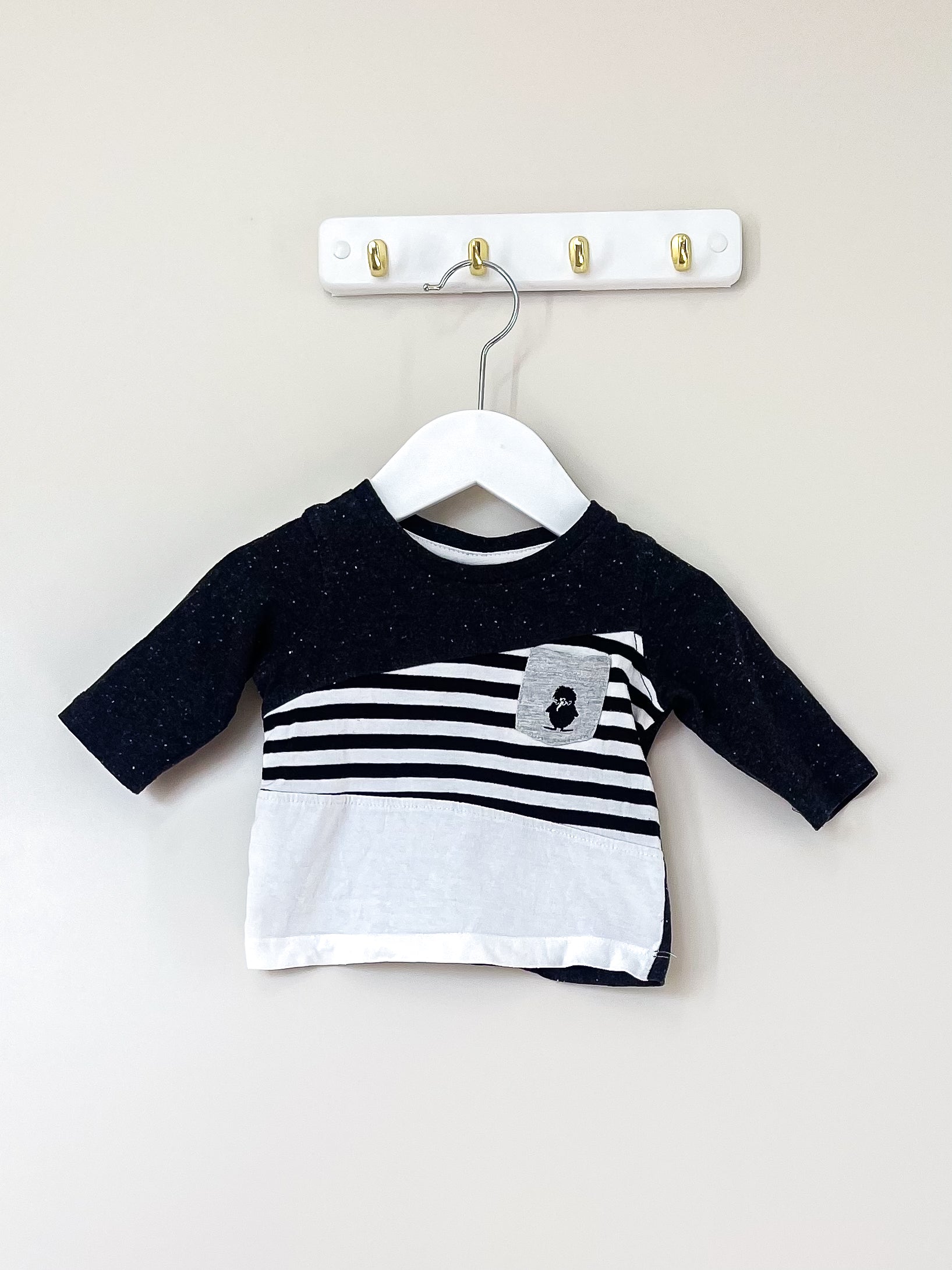 Teeny Weeny kiwi long sleeve tee (0-3m)