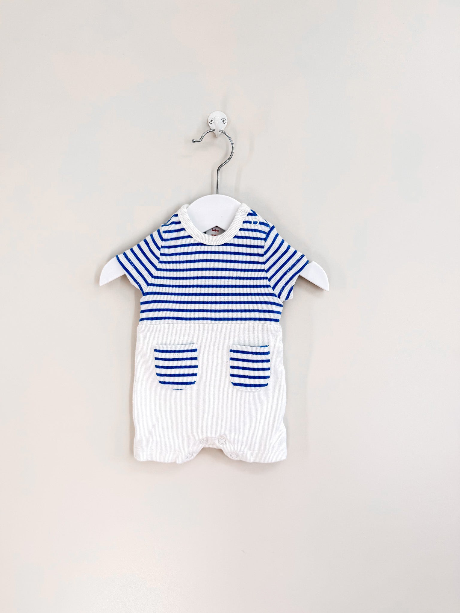 Seed shortie rib romper (newborn)