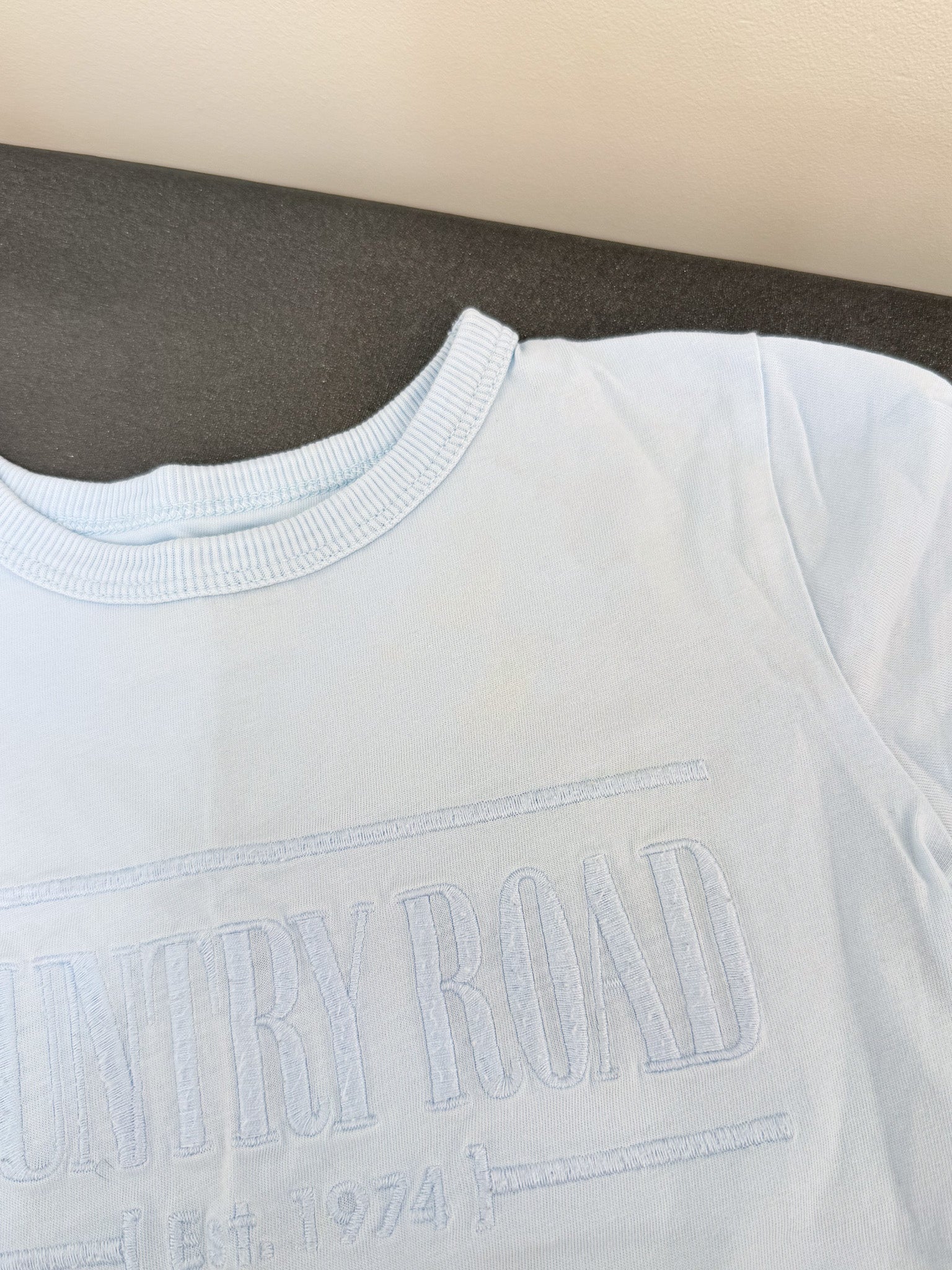 Country Road heritage tee - light blue (2y)