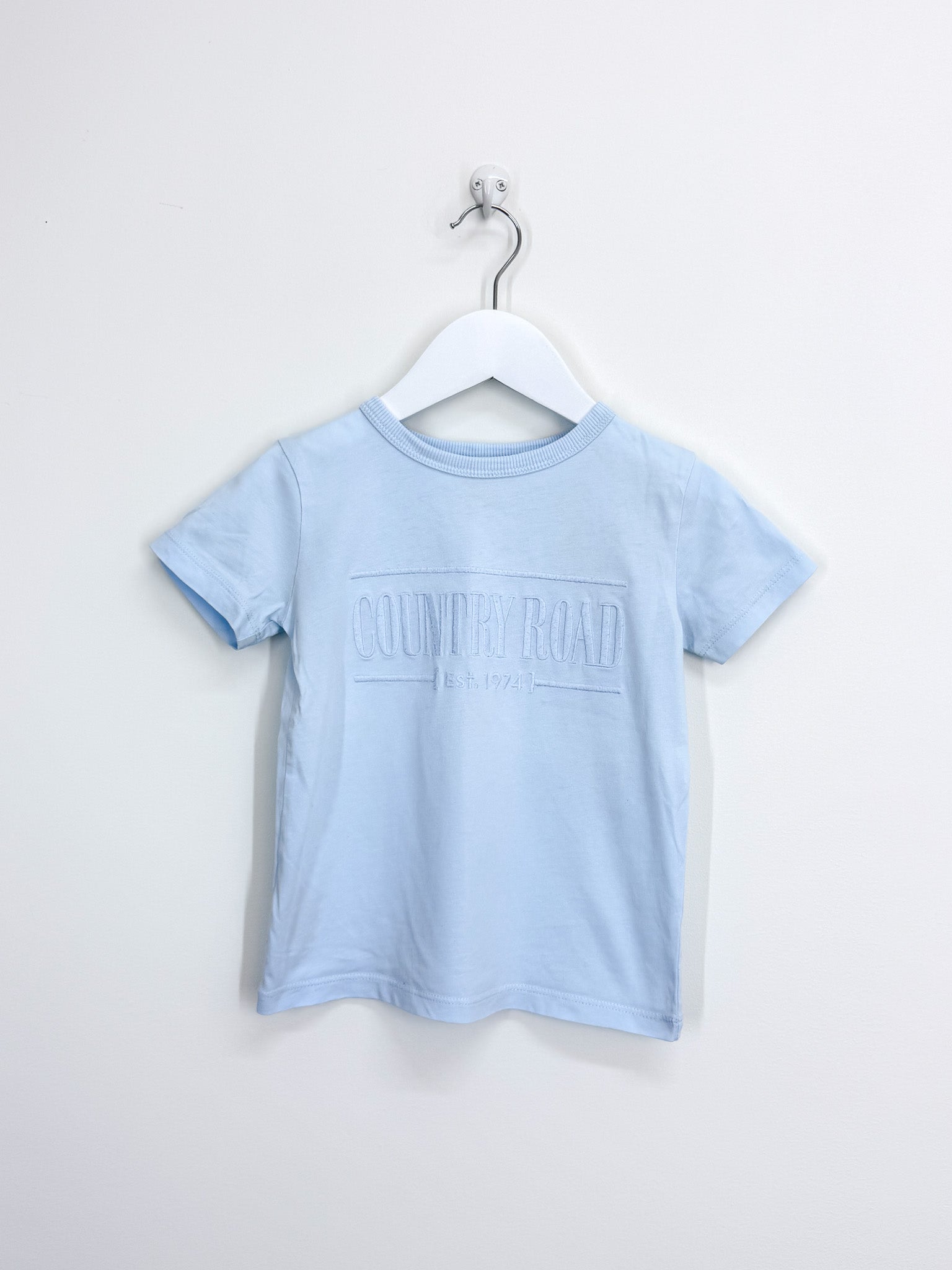 Country Road heritage tee - light blue (2y)
