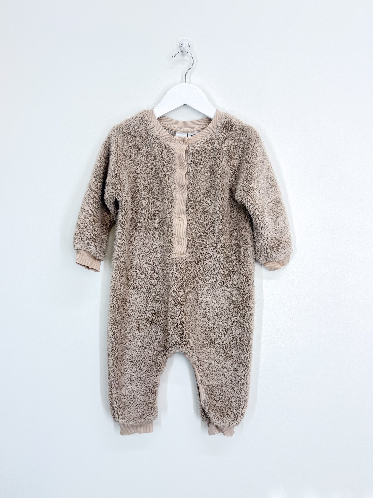 Bonds sherpa button down suit (18-24m)
