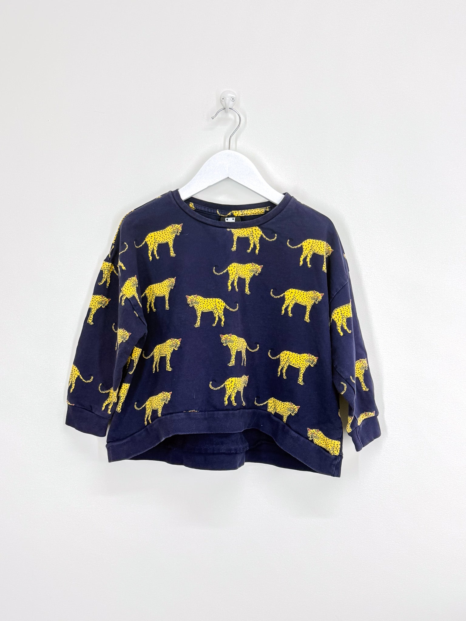 Band Of Boys leopard oversized crew sweatshirt (4y)