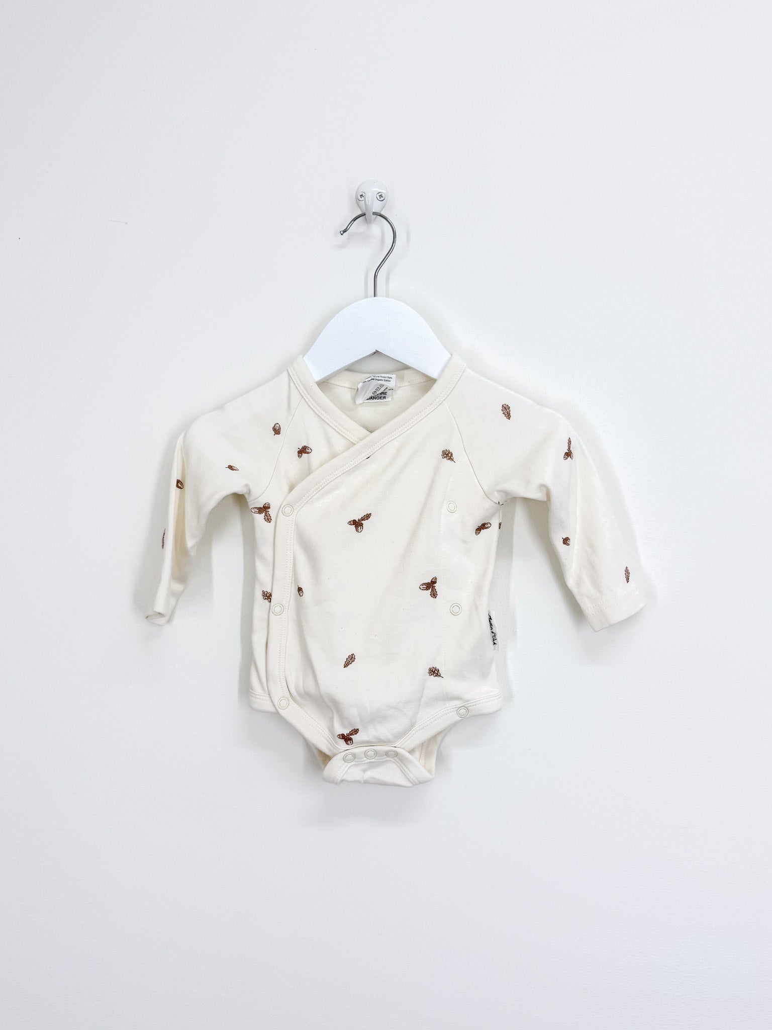 Aster & Oak organic kimono bodysuit - acorn (3-6m)
