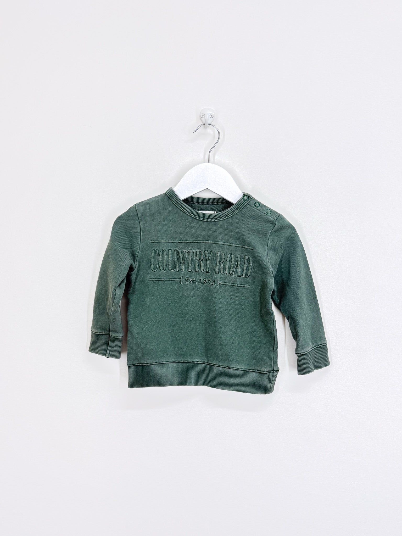 Country Road heritage crew sweatshirt (6-12m)