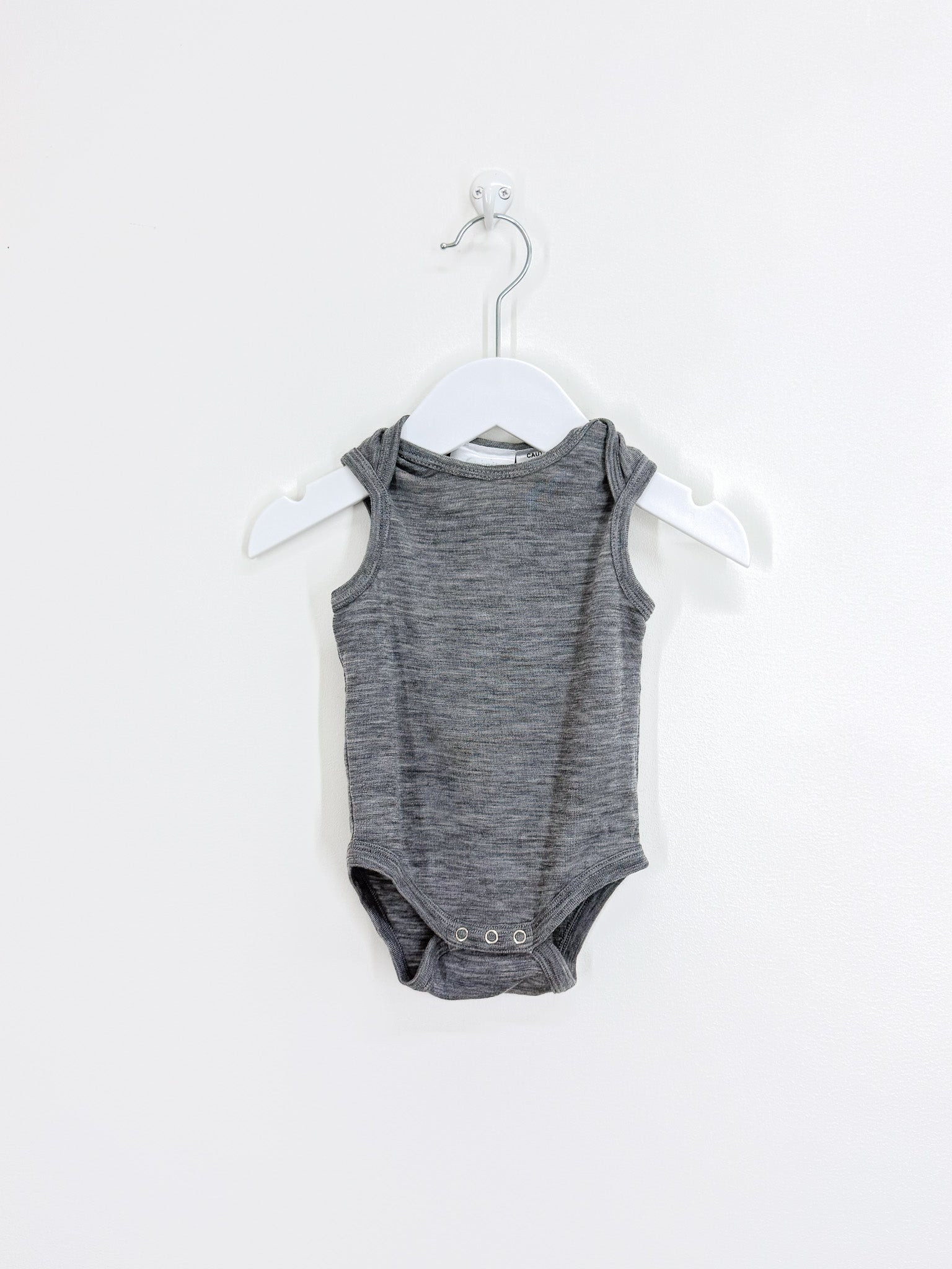 The Sleep Store merino singletsuit - grey (0-3m)