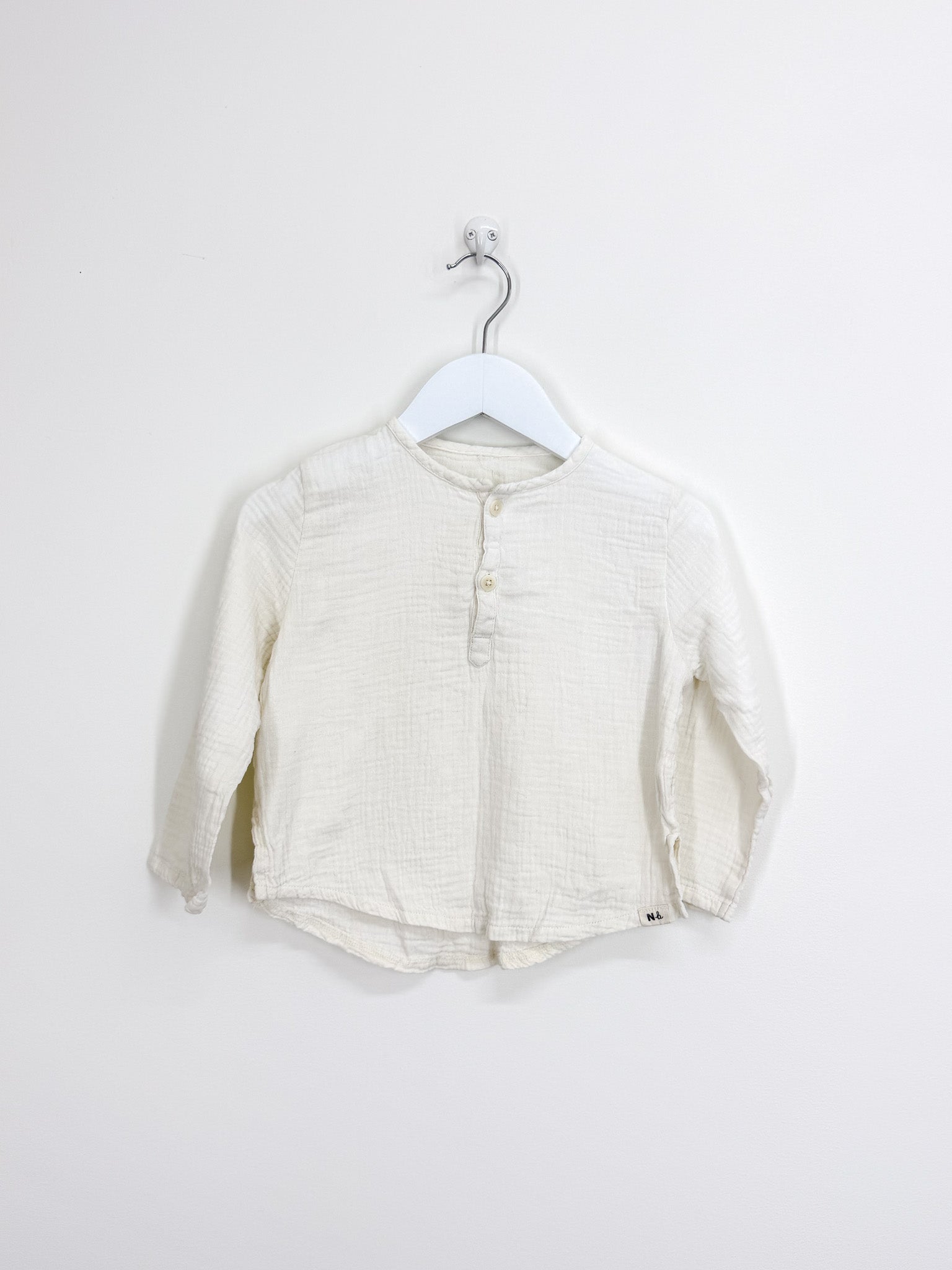 Nature Baby organic muslin caravan shirt (3y)
