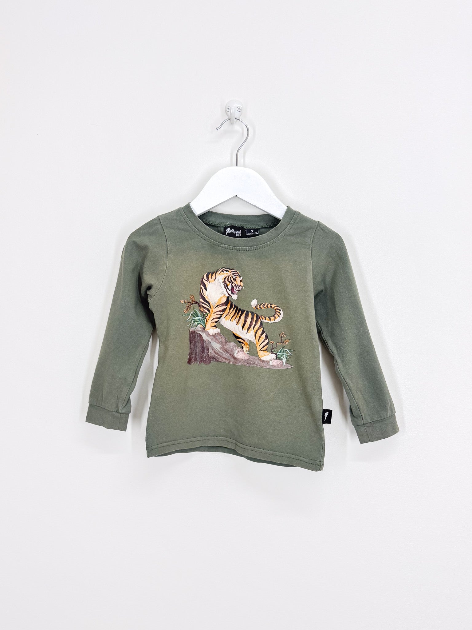 Radicool siberian tiger long sleeve tee (2y)