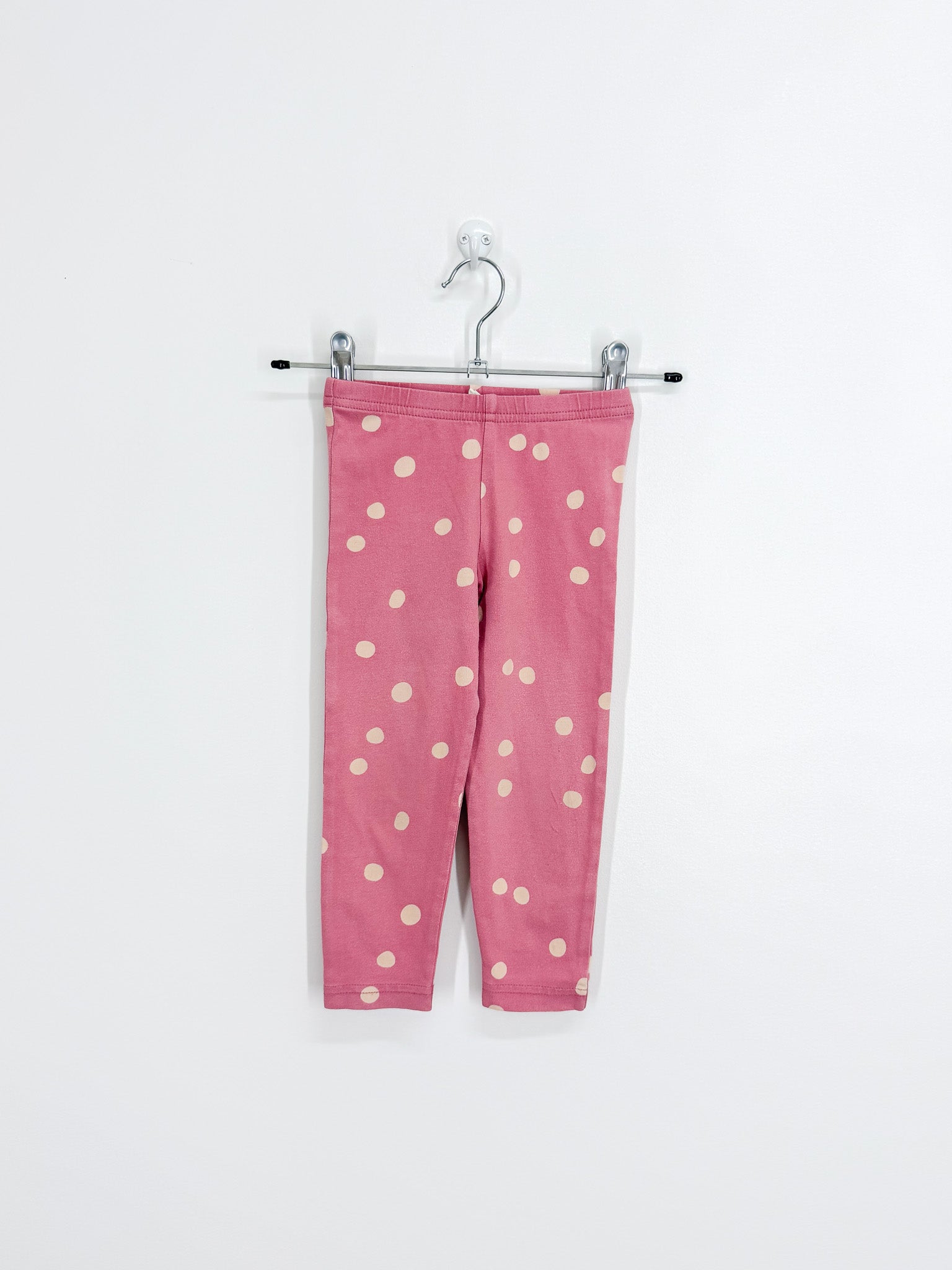 Nature Baby organic leggings - raspberry speckle (2y)