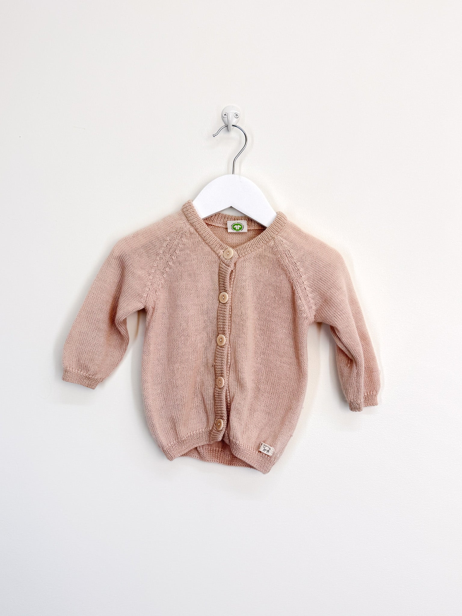 Nature Baby merino knit cardigan (6-12m)
