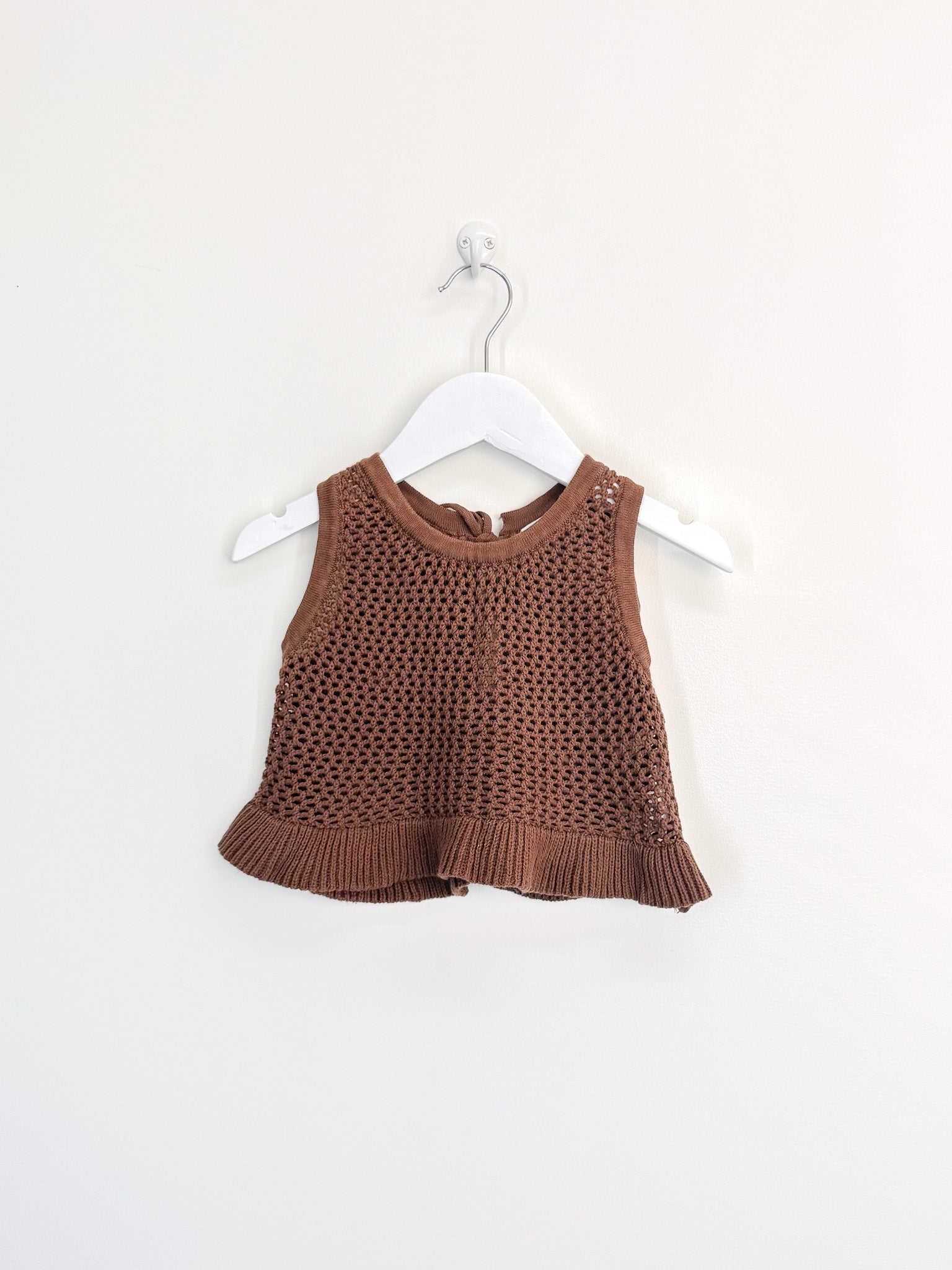 Haven & Bug cocoa crochet top (2y)