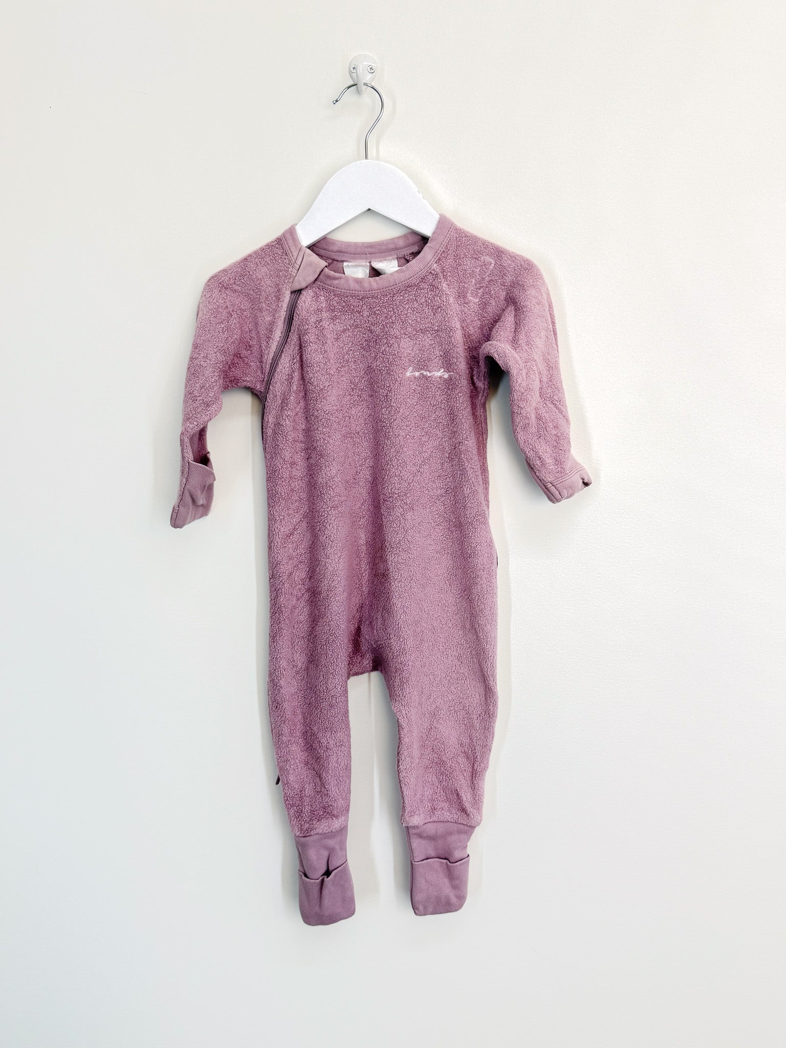 Bonds wonderwarm zip coverall (6-12m)