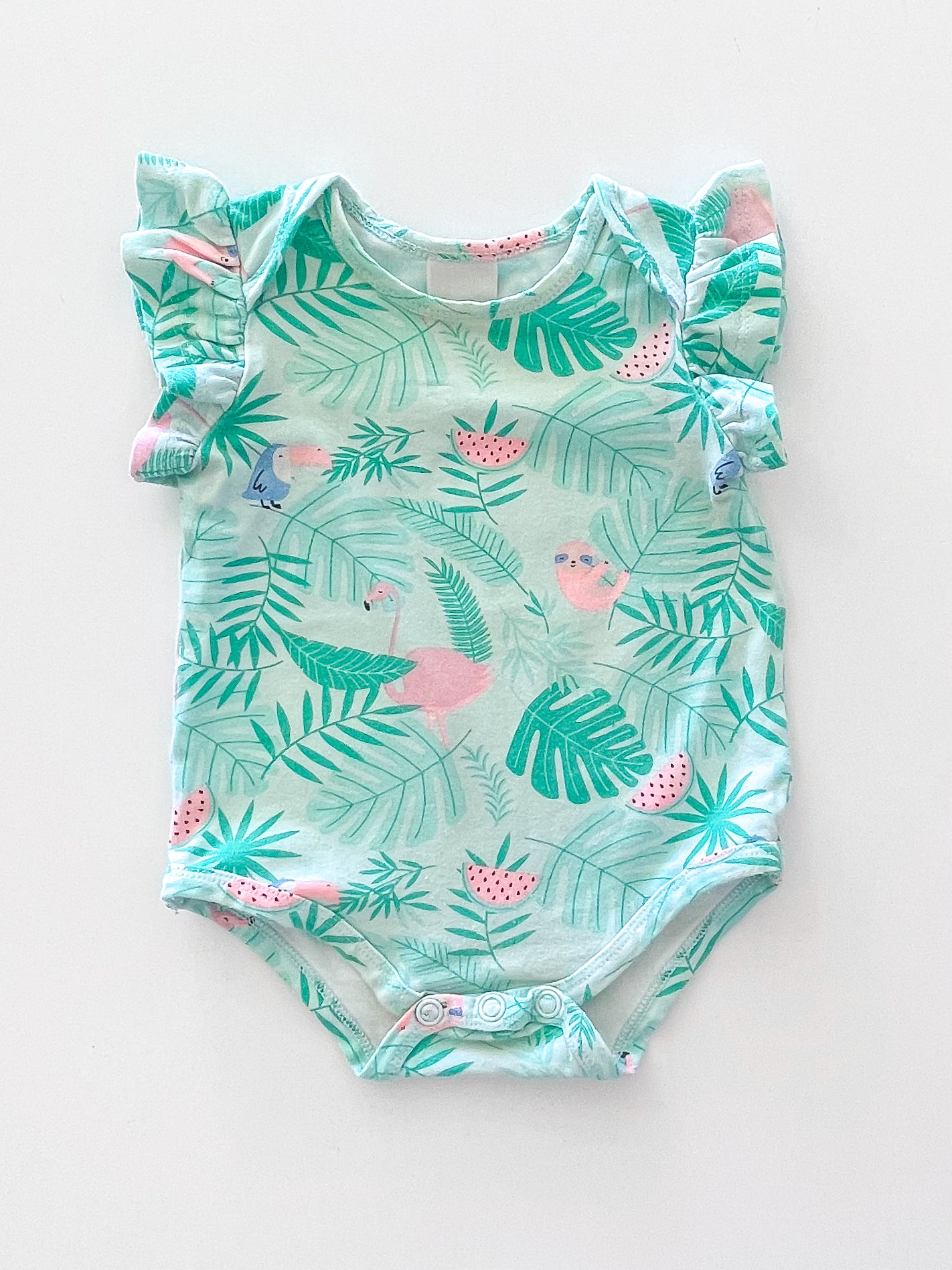 Teeny Weeny jungle bodysuit (0-3m)