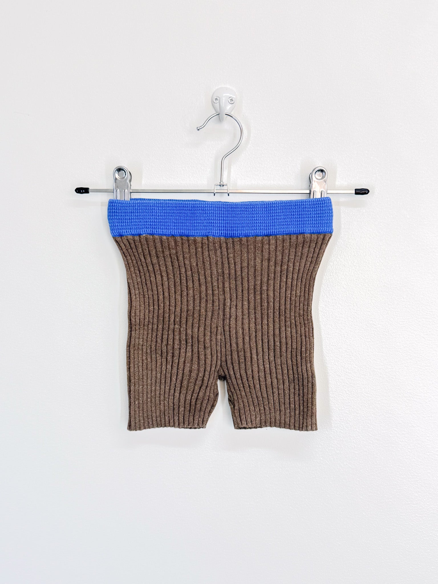 Grown organic ribbed bike shorts (2y)