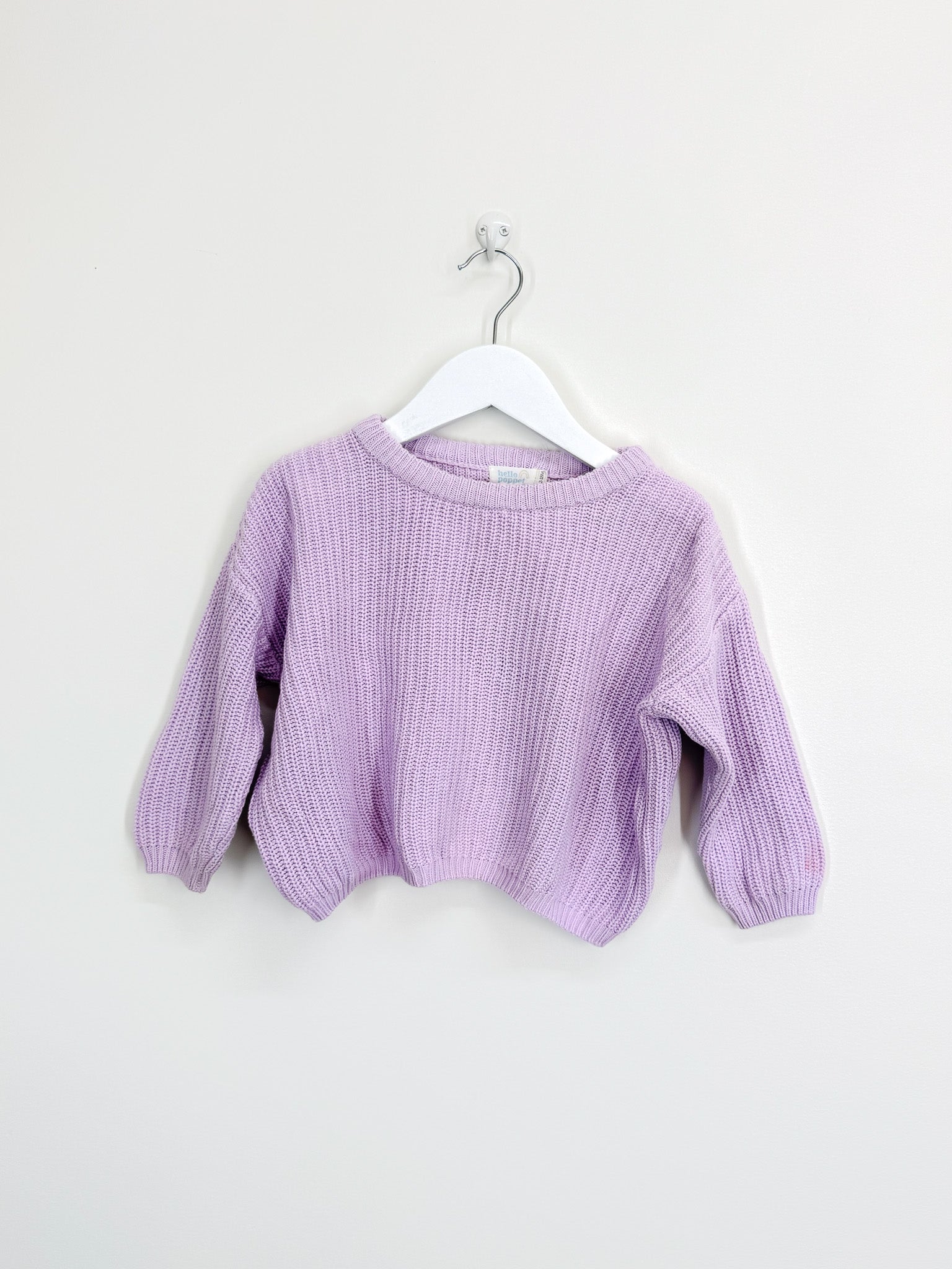 Hello Poppet organic sloane knit pullover (12-18m)