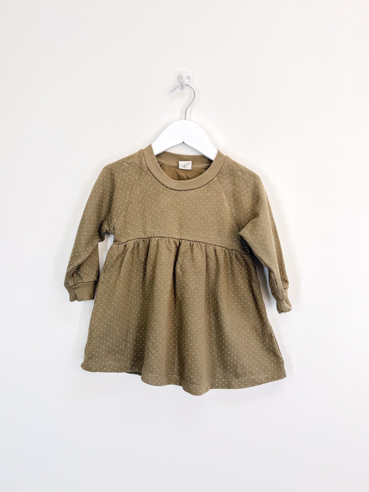 Nature Baby organic inés dress - seed mini dot (1y)