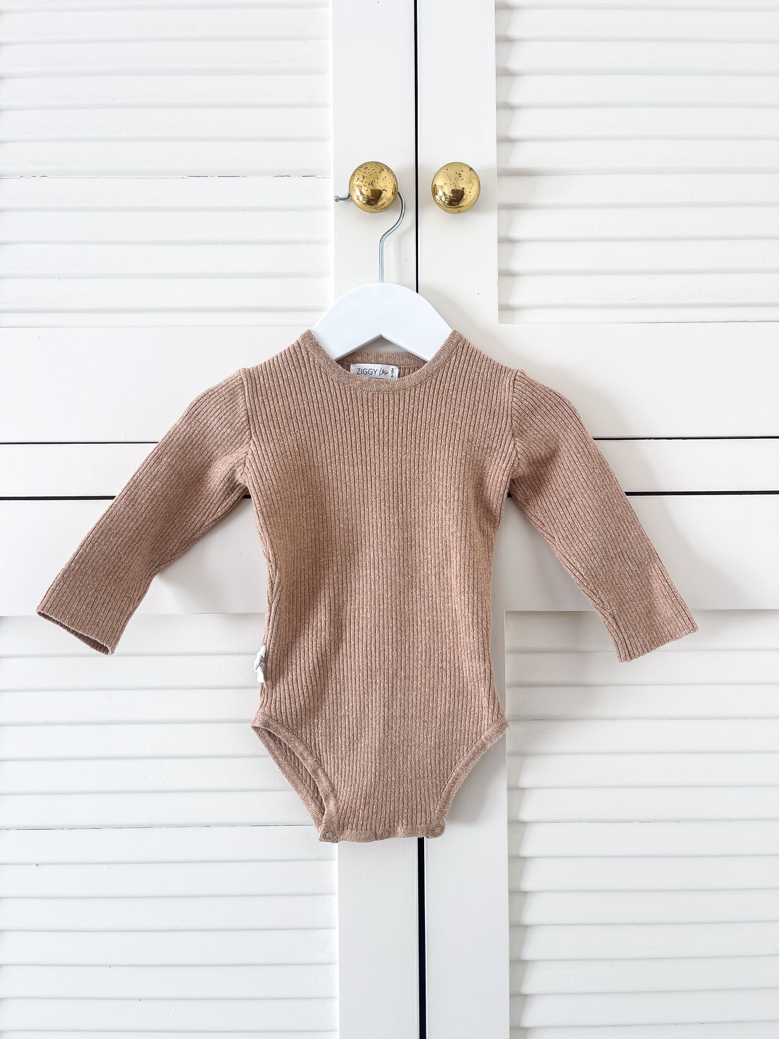 Grown ribbed knit bodysuit (6-12m)
