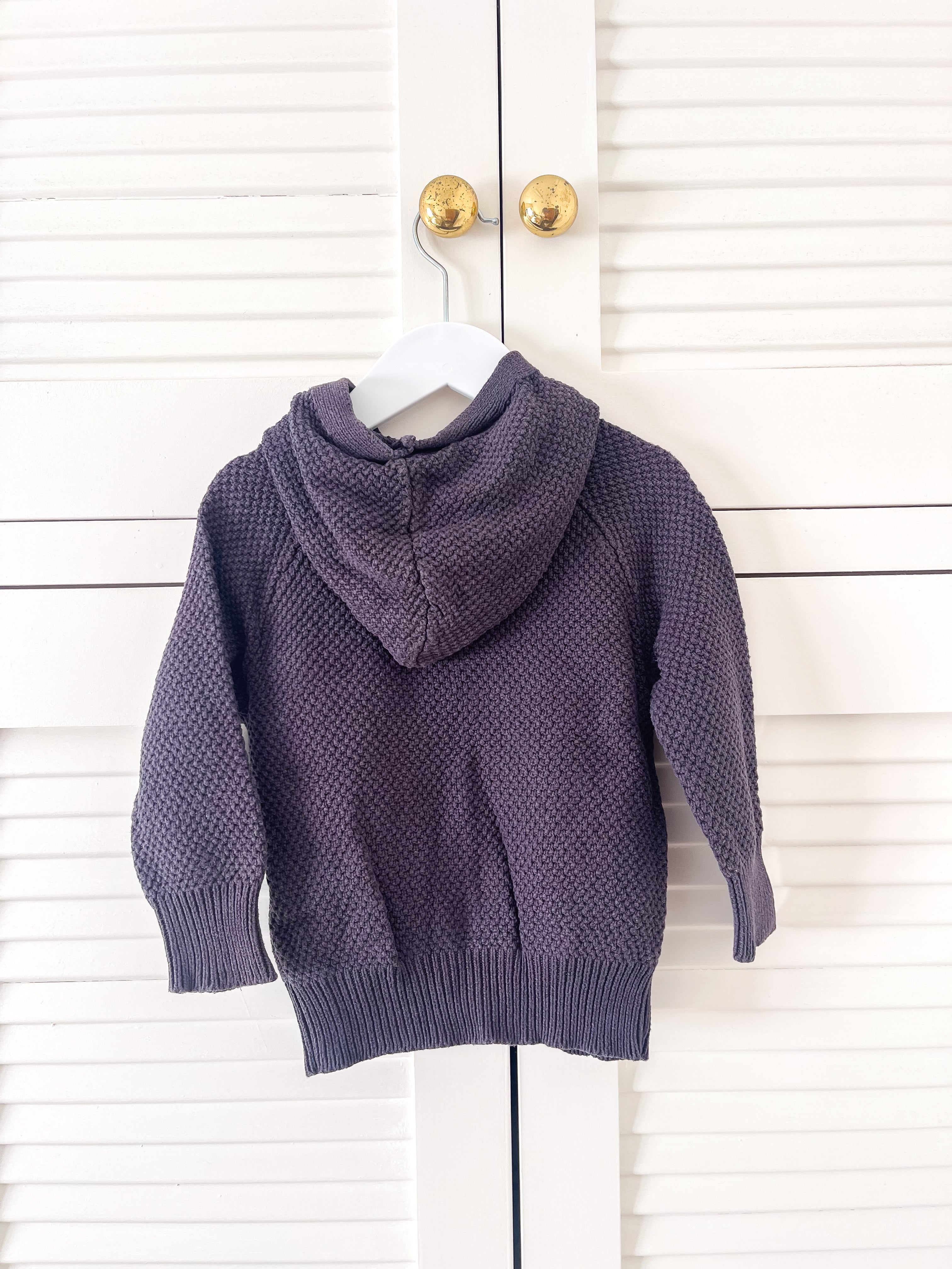 Jamie Kay charlie hooded knit - oxford (3y)