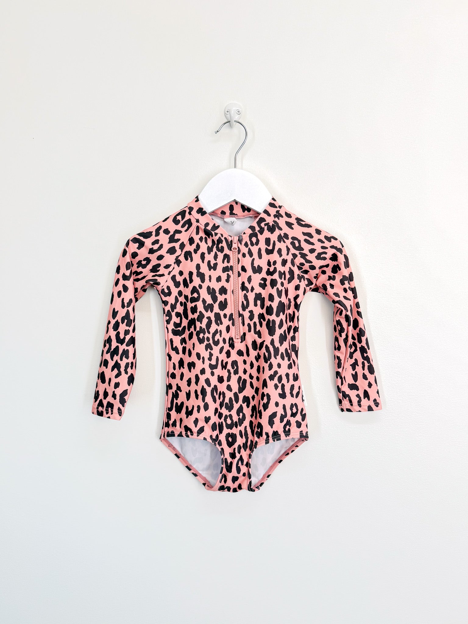Hux animal long sleeve zip swimsuit (18-24m)