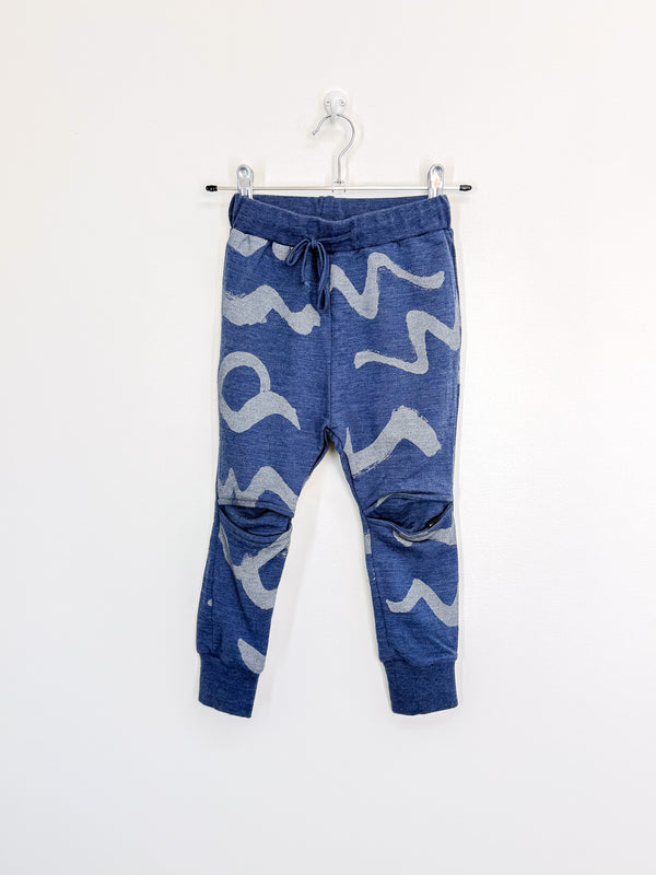 Little Flock Of Horrors merino slasher trackies (2-3y)