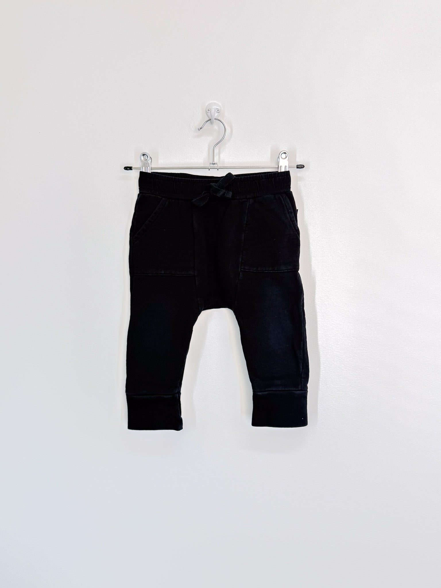 Hux organic fleece drop crotch pants (2y)