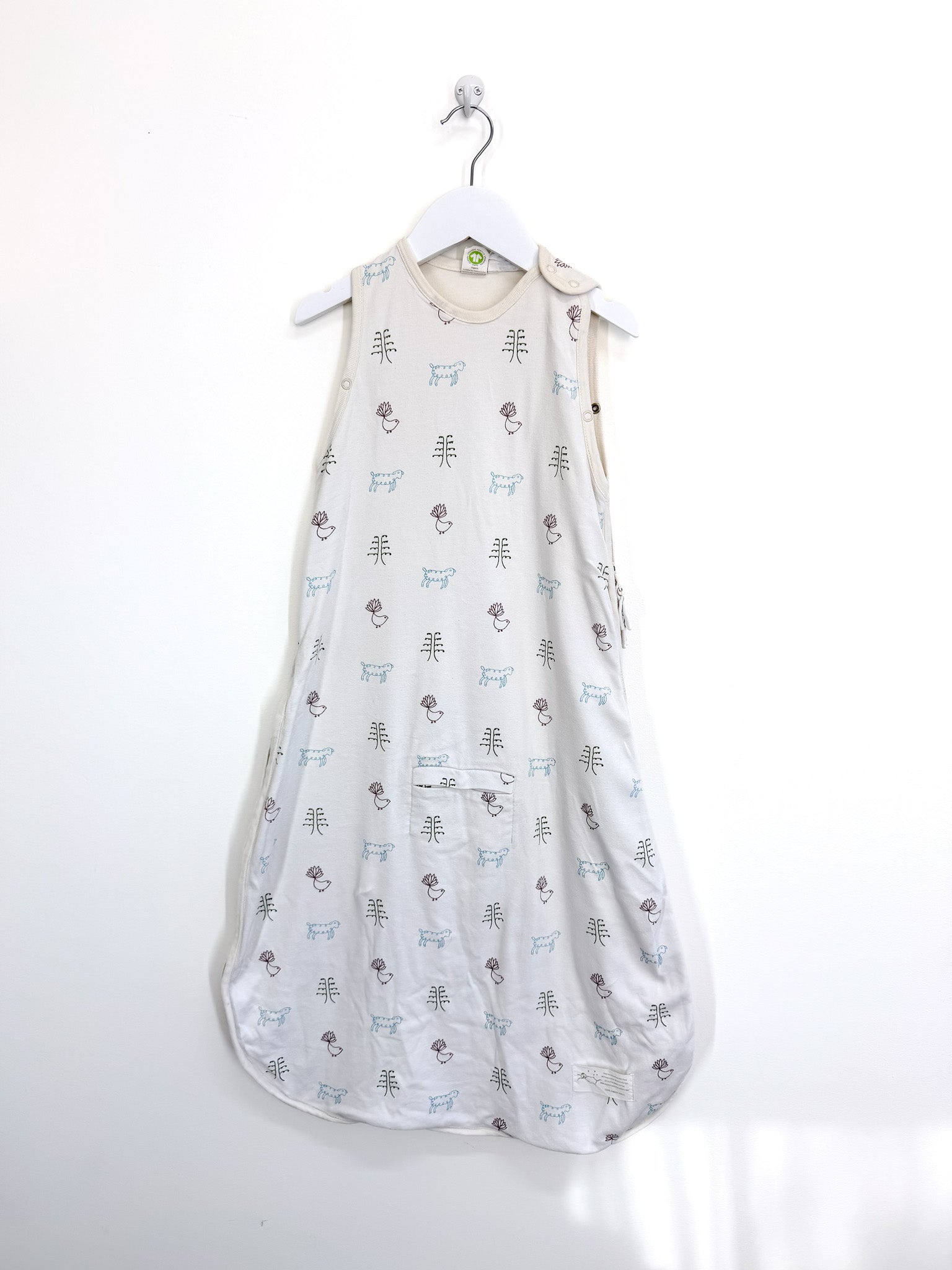Nature Baby organic sleeping bag - OG print (0-24m)