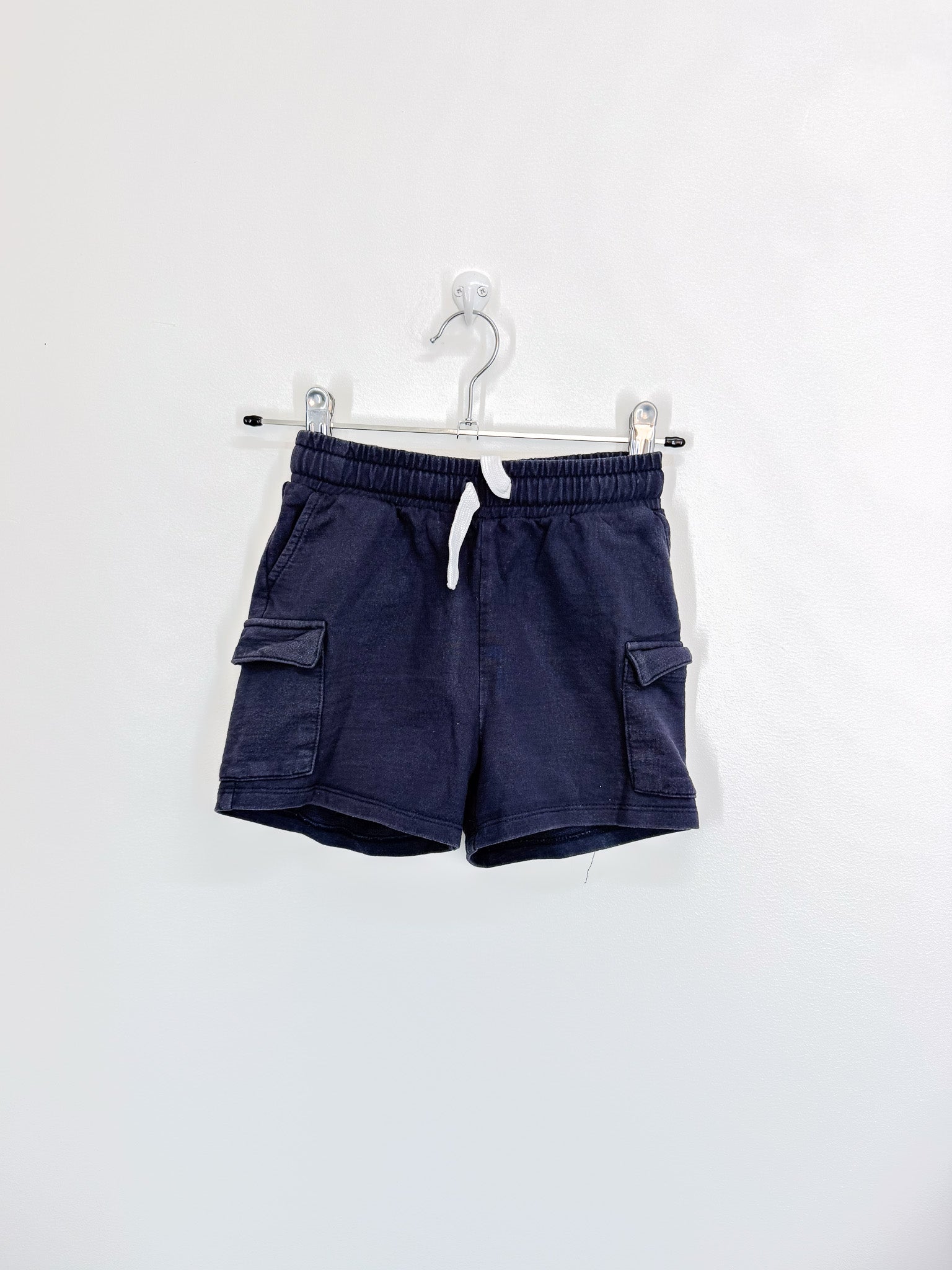 Seed jersey cargo shorts - navy (4y)