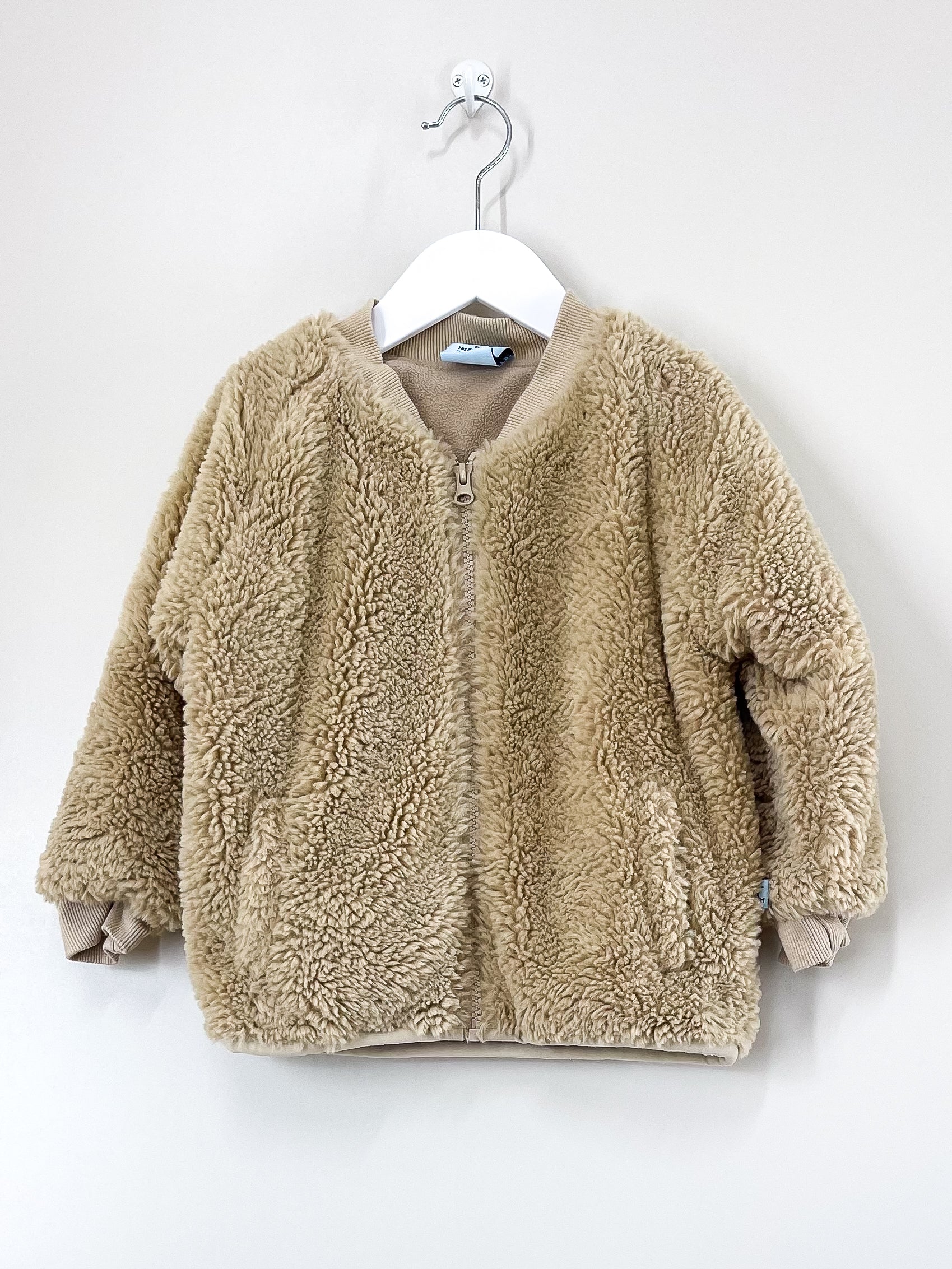 The Girl Club faux fur jacket (2y)