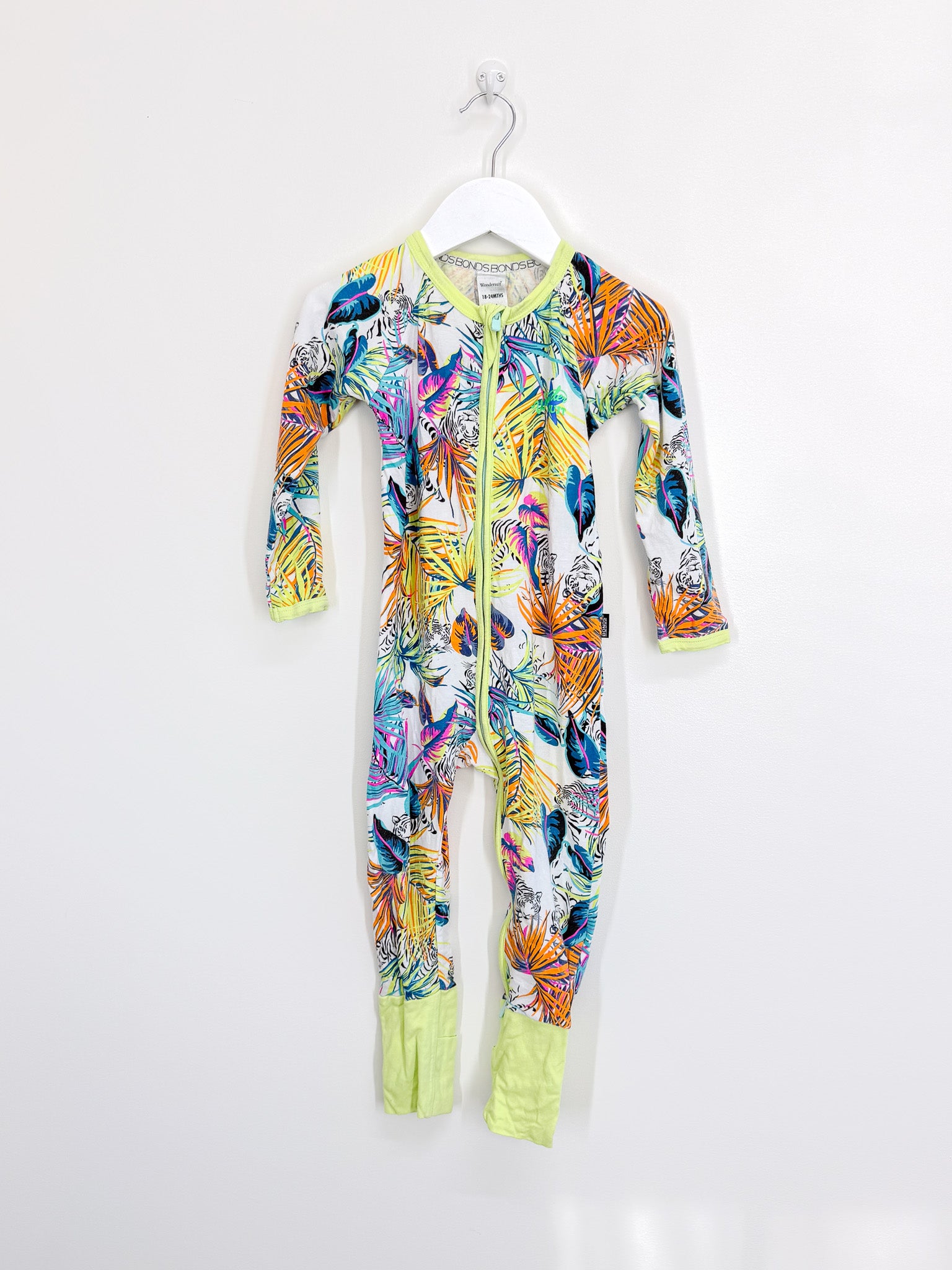 Bonds wondersuit - tropical tiger (18-24m)