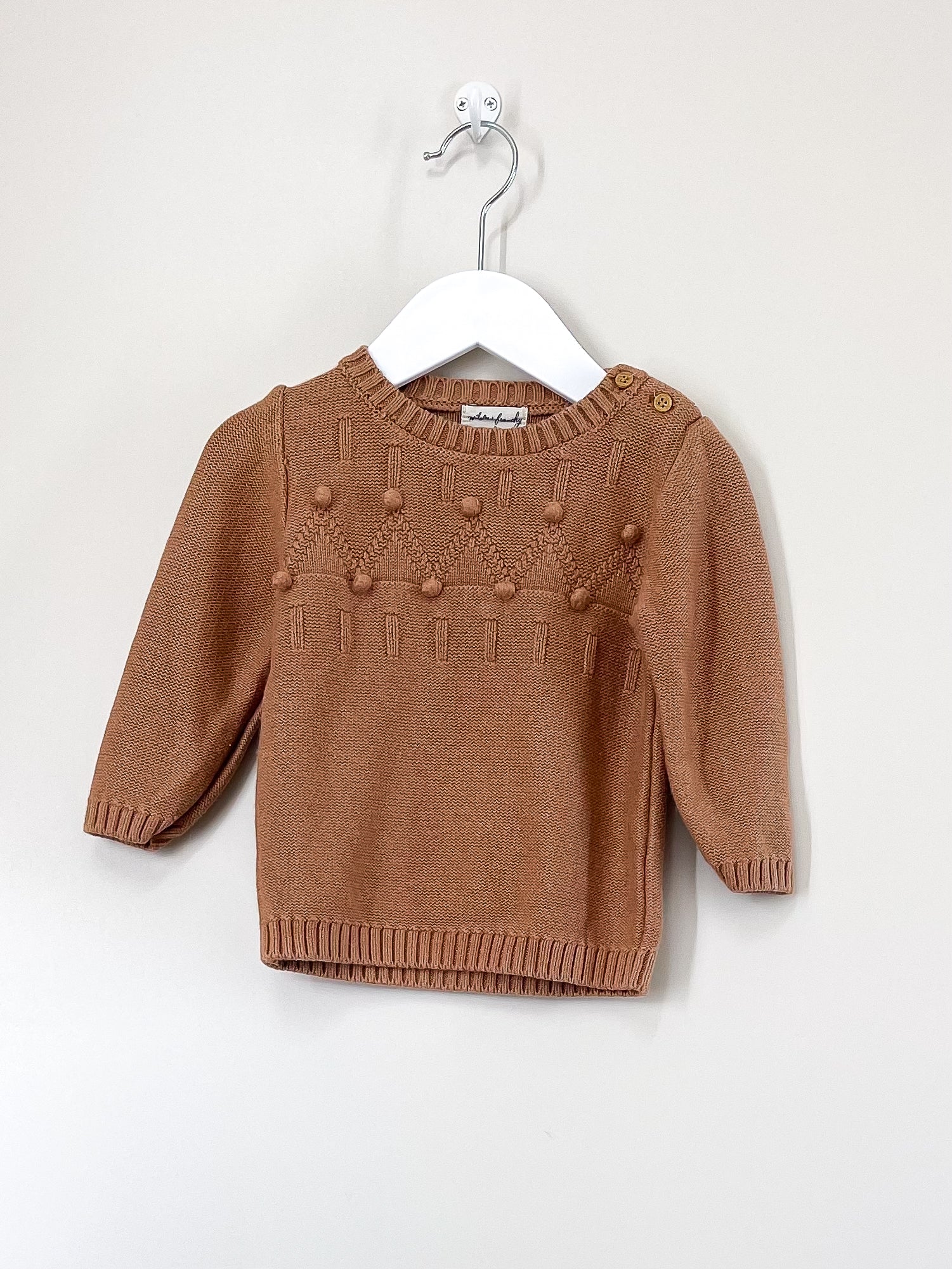 Wilson & Frenchy knitted bobble jumper (6-12m)