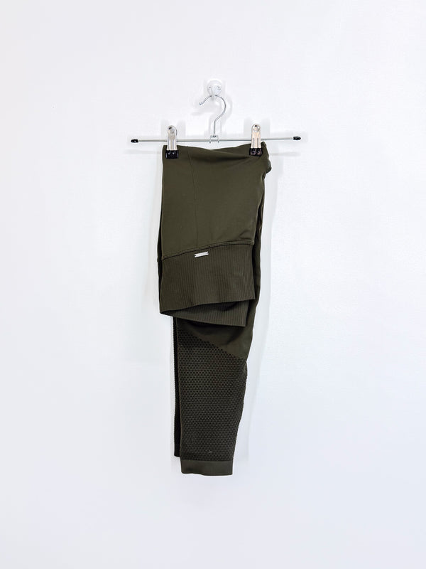 Aim'n khaki statement seamless tights (12-14)