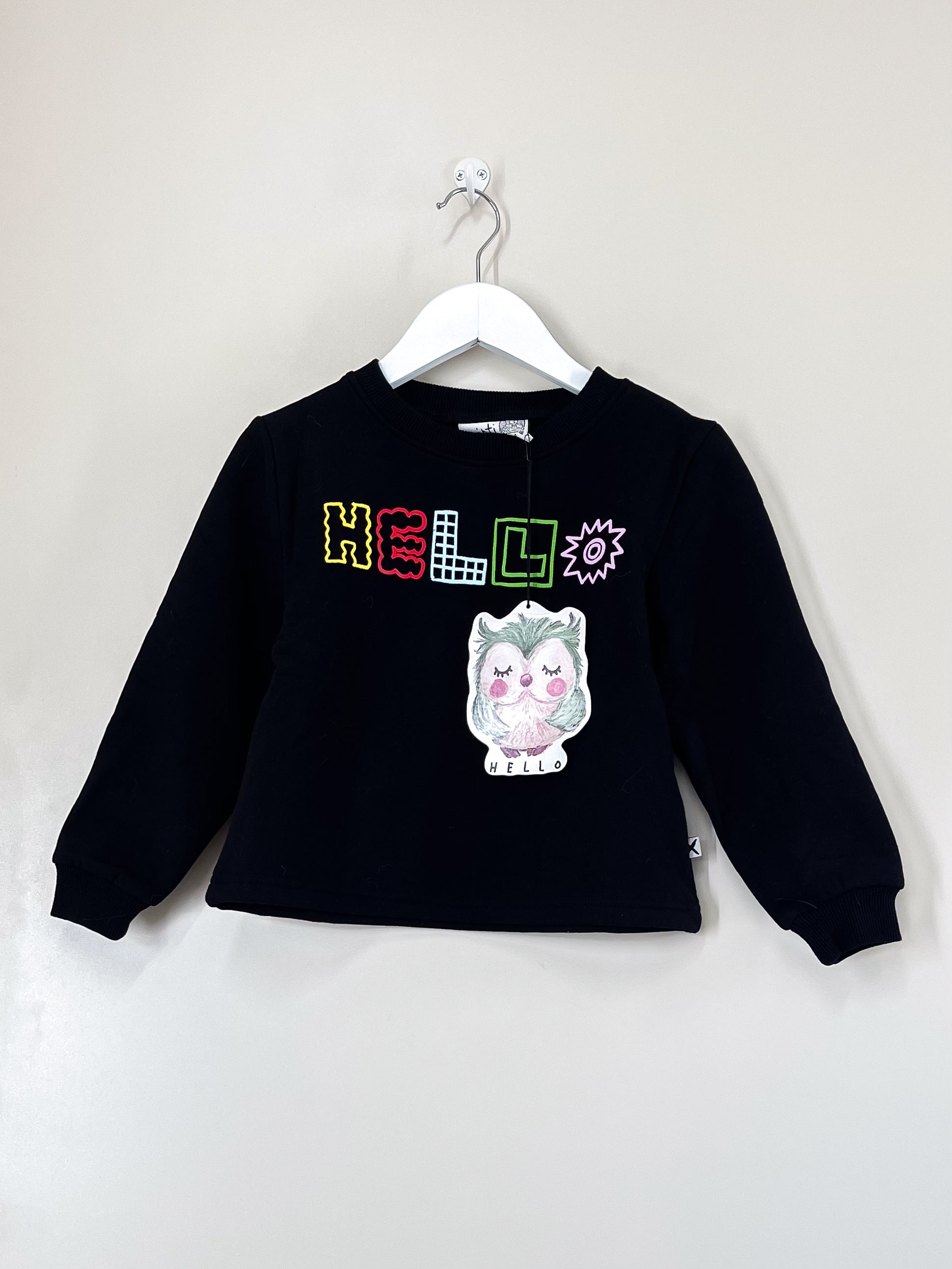 BNWT Minti fancy hello furry crew (5y)