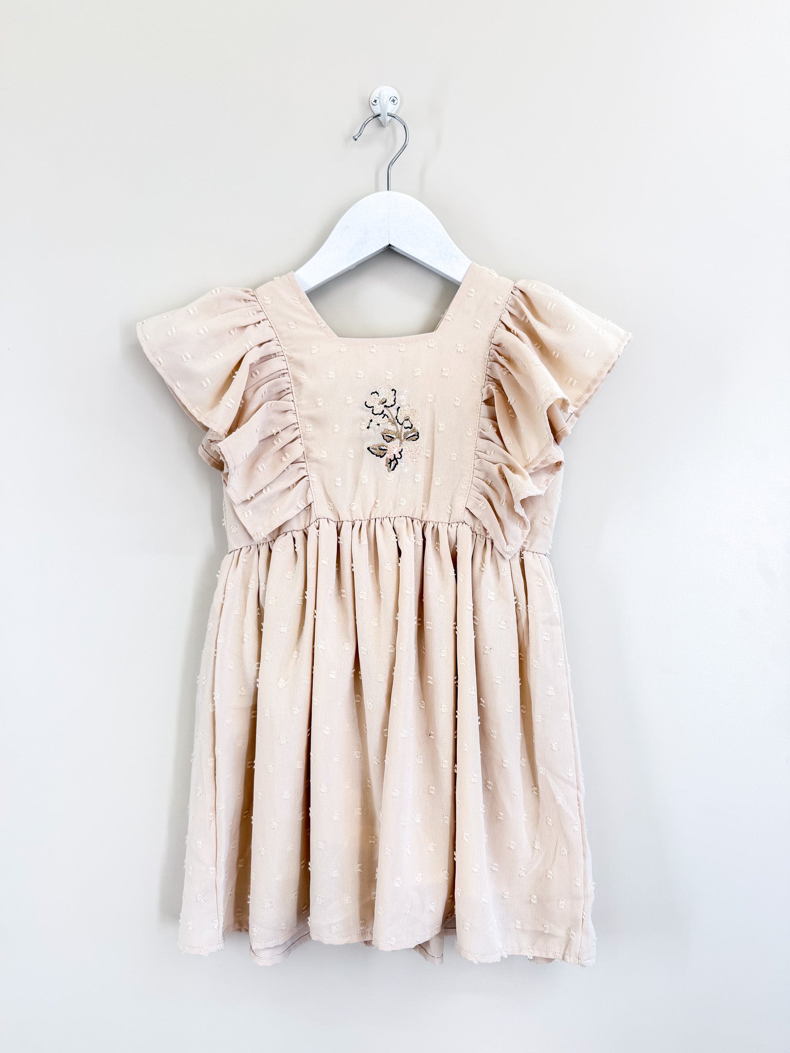 Bencer & Hazelnut chiffon dress - daisy (4y)