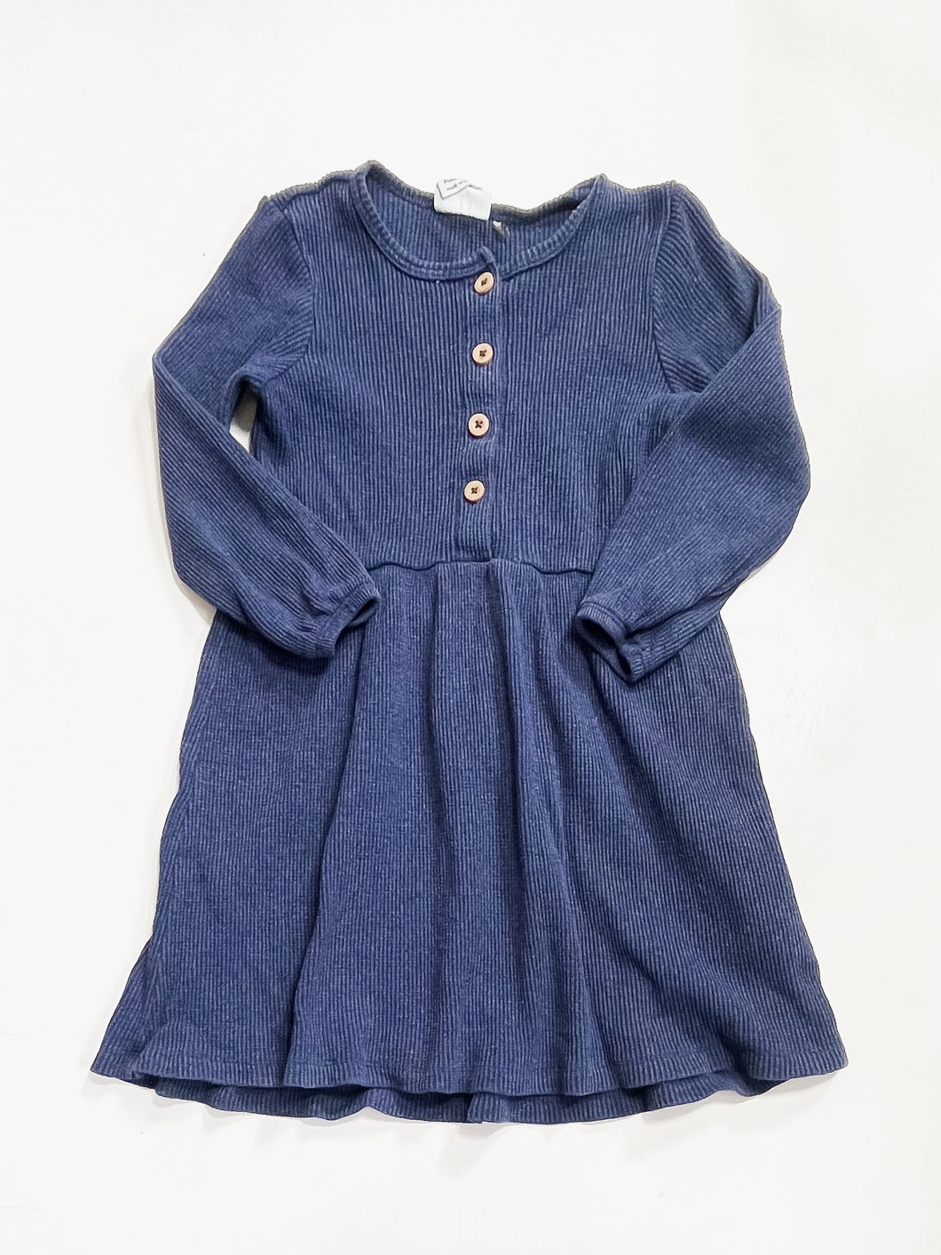 Cotton On ribbed long sleeve dress (5y)